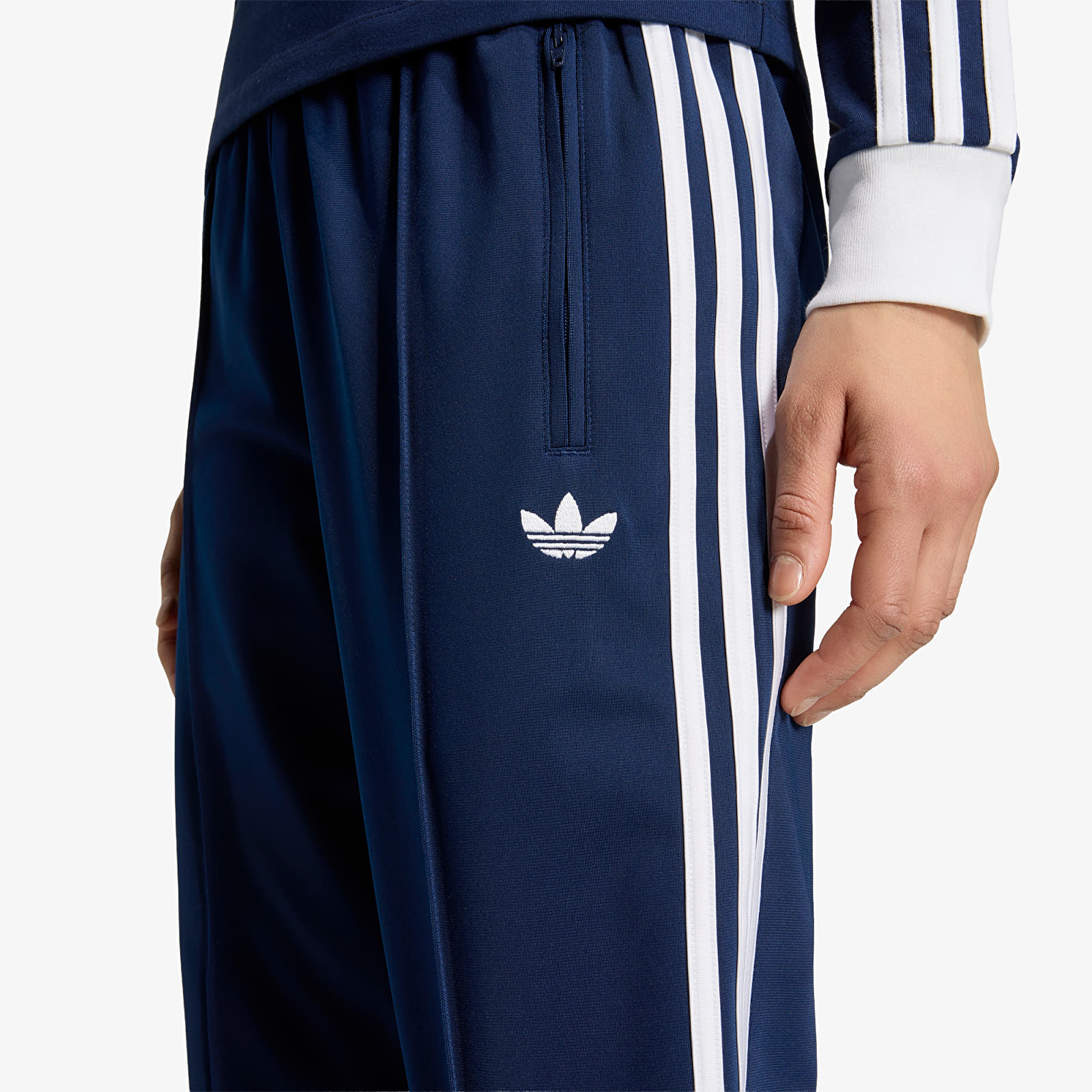Men's sweatpants adidas Originals Firebird Classic Track Tracksuit Bottoms UNISEX Night Indigo/ White