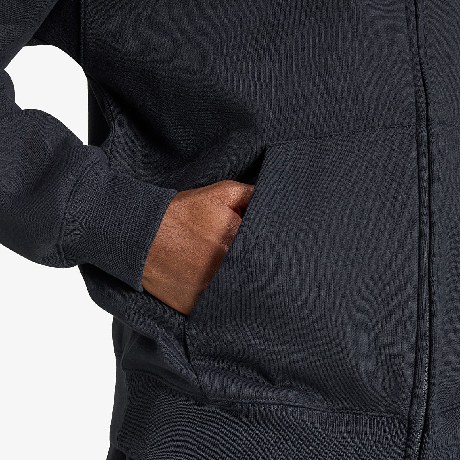 Sweatjacken und Sweatshirts adidas Trefoil Essentials Loose Full ZIP Hoodie Black