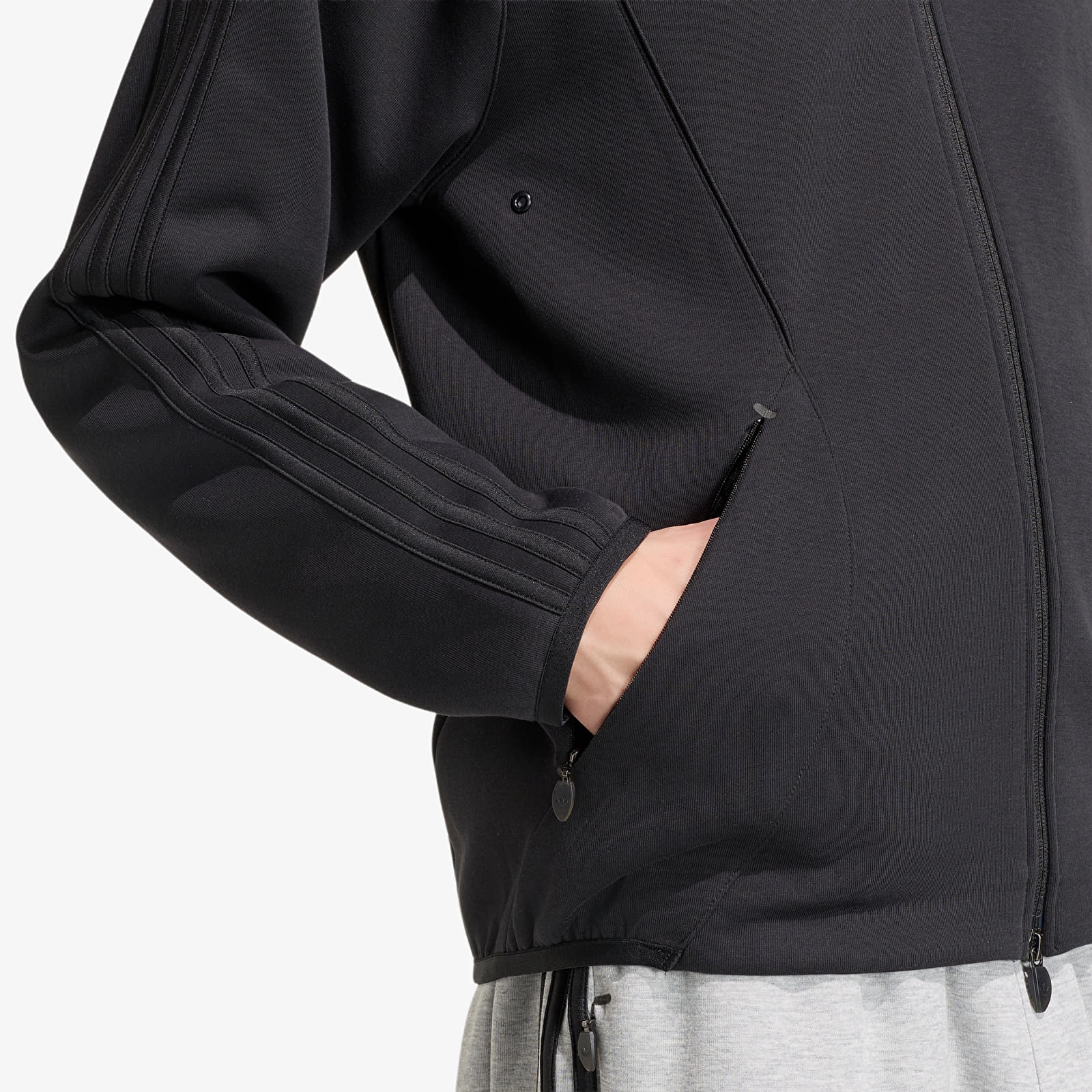 Mikinas ar kapuci un sporta krekli adidas Spacer Teamgeist 26 Cutline Fullzip Hoodie Black