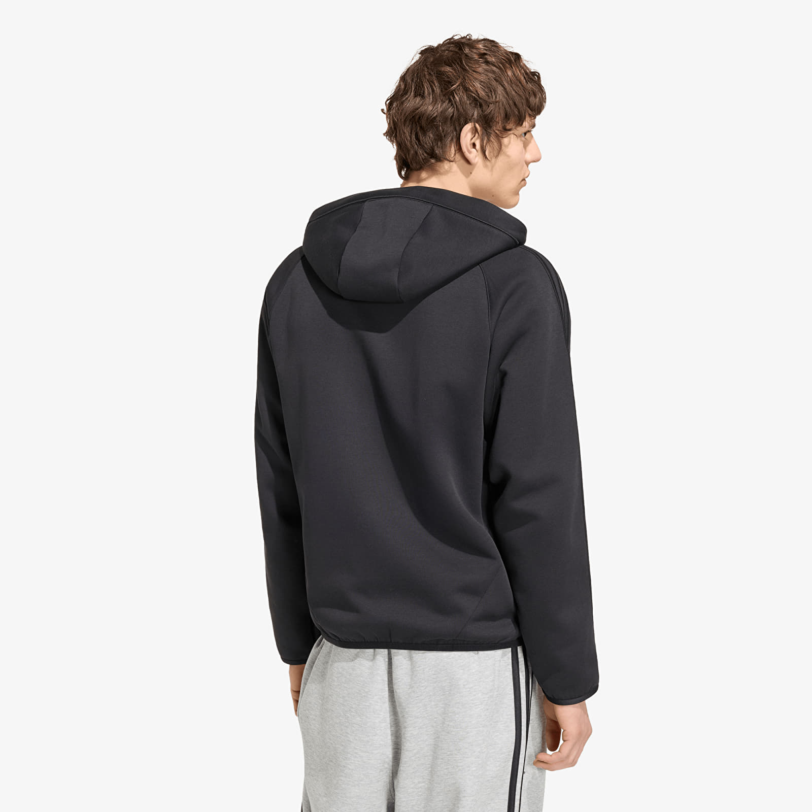 Mikinas ar kapuci un sporta krekli adidas Spacer Teamgeist 26 Cutline Fullzip Hoodie Black