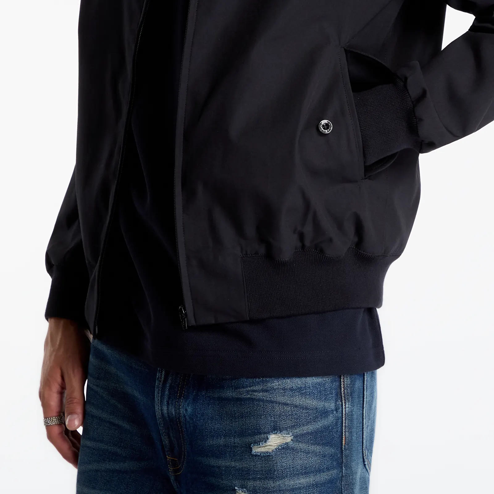 Jakker FRED PERRY Made In England Harrington Black