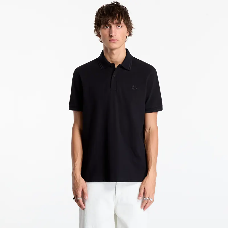 Tricou FRED PERRY Twin Tipped Fred Perry Shirt Black