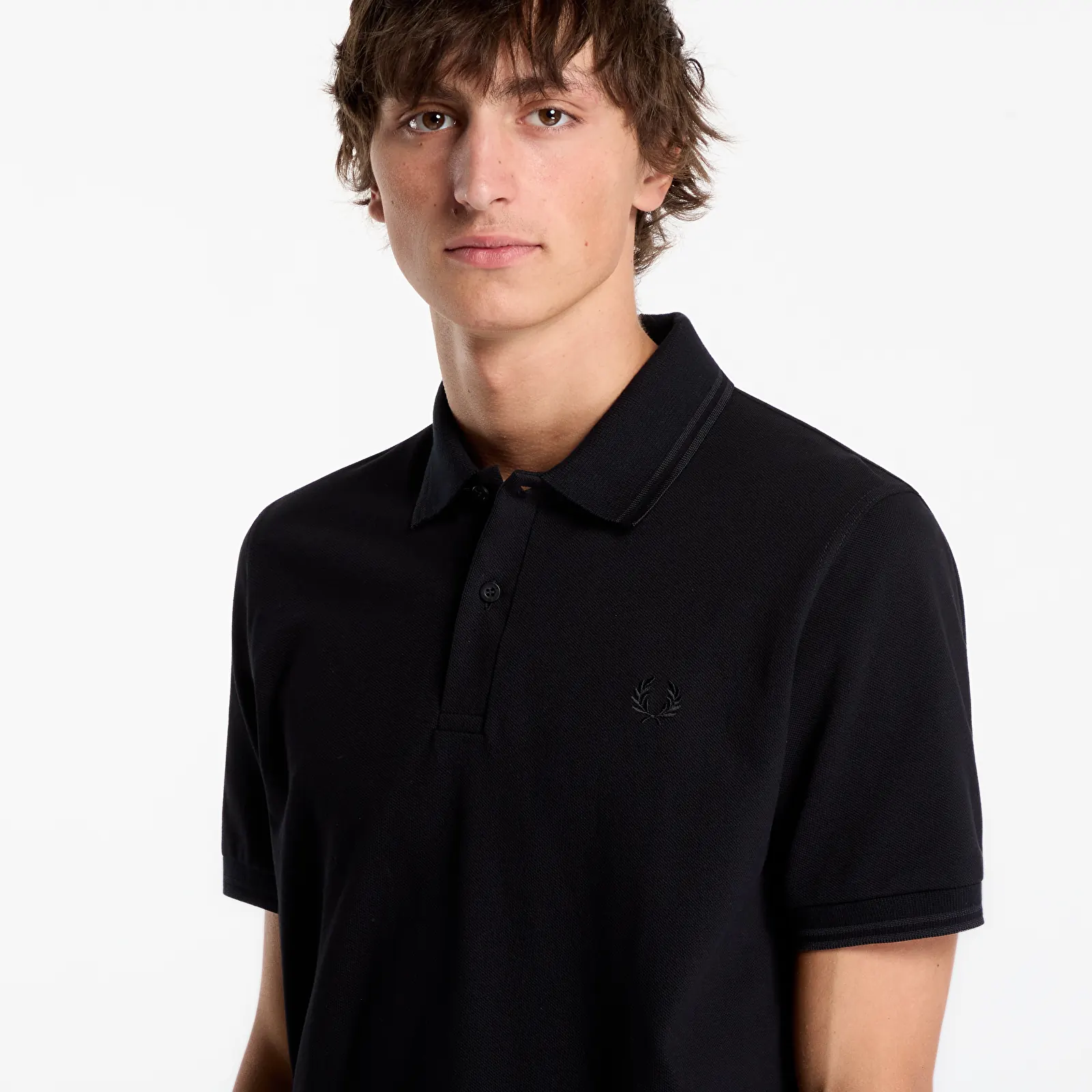 T-shirts  FRED PERRY Twin Tipped Fred Perry Shirt Black