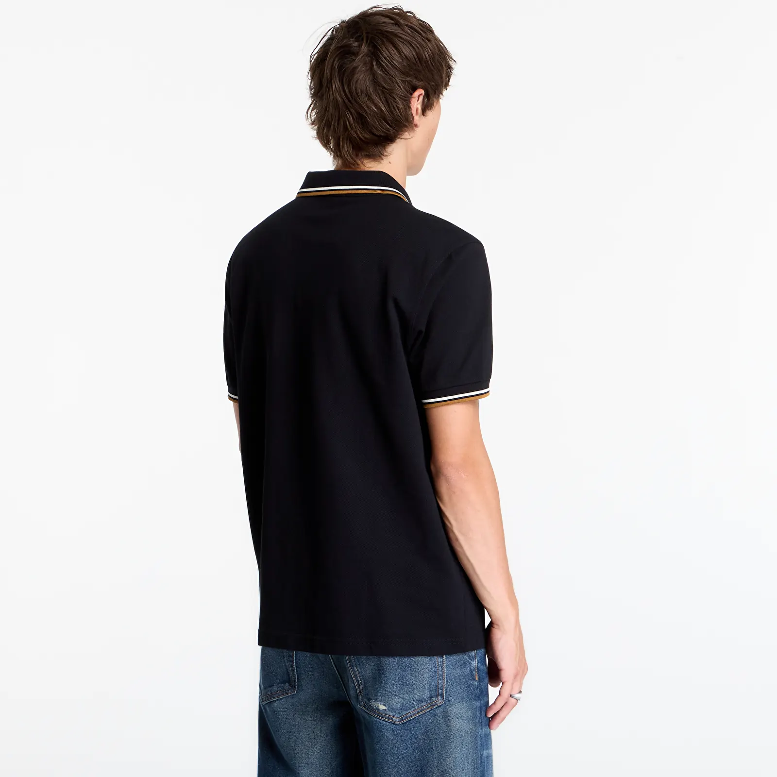 T-krekli FRED PERRY Twin Tipped Fred Perry Shirt Black