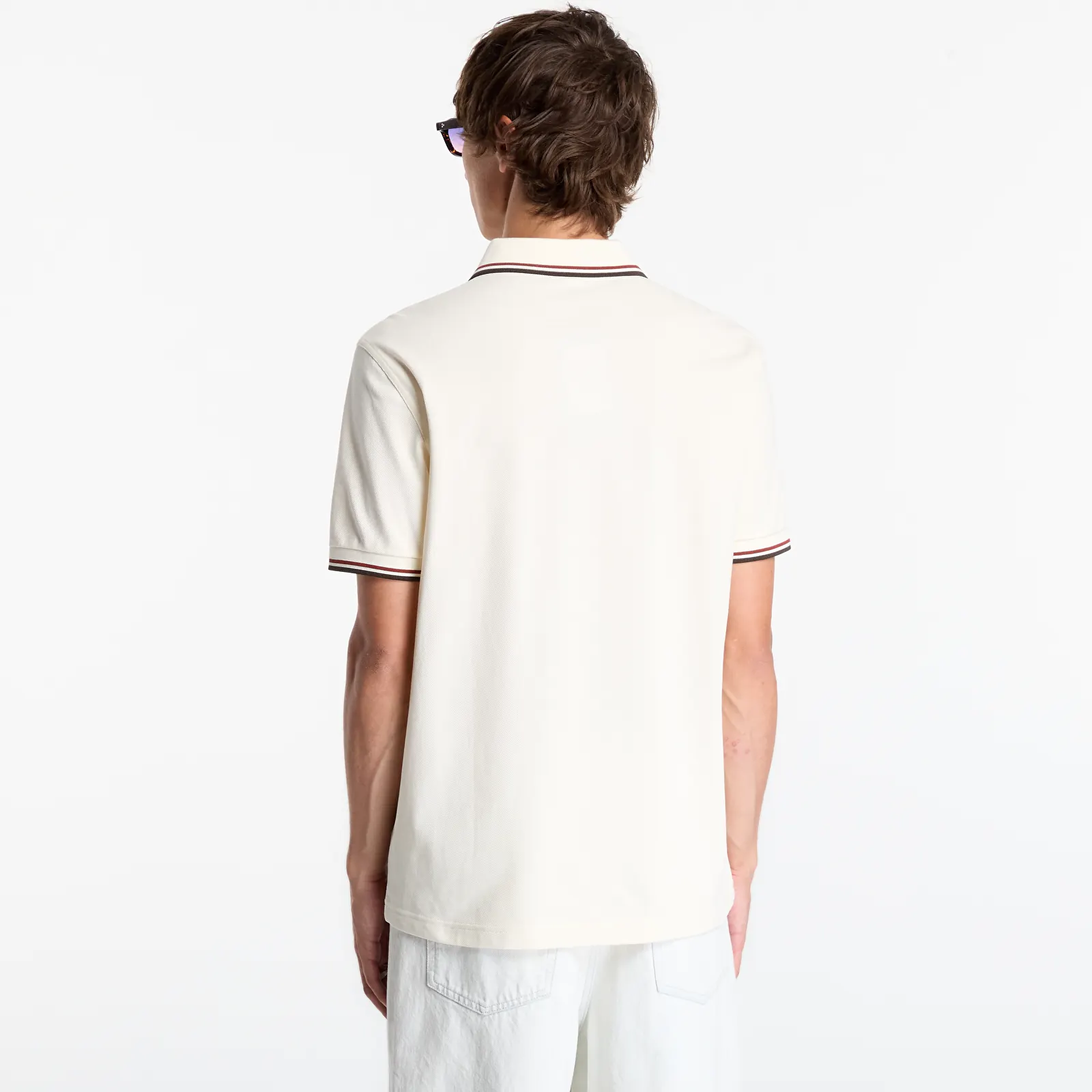 T-krekli FRED PERRY Twin Tipped Fred Perry Shirt Beige