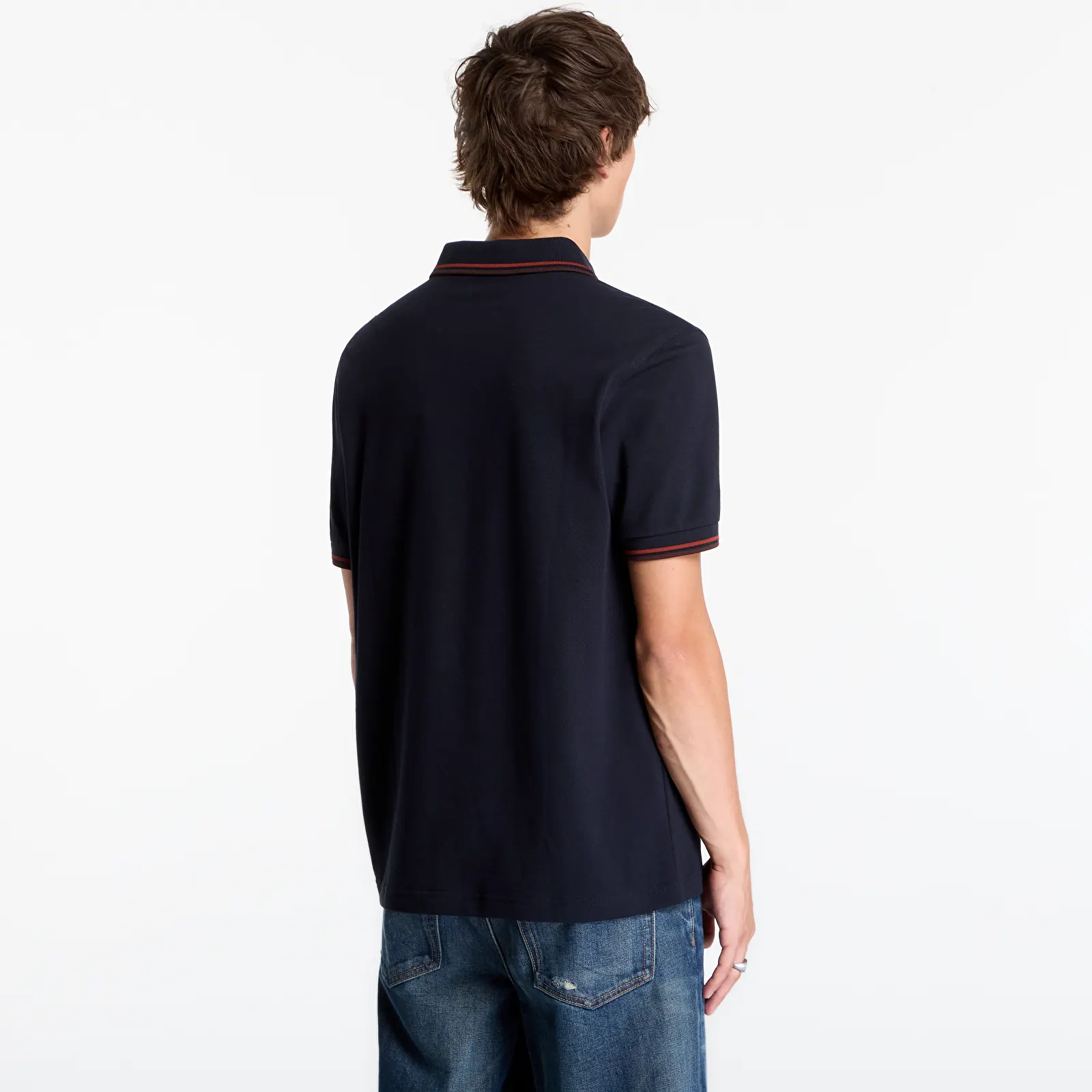 Männer T-Shirts FRED PERRY Twin Tipped Fred Perry Shirt Navy