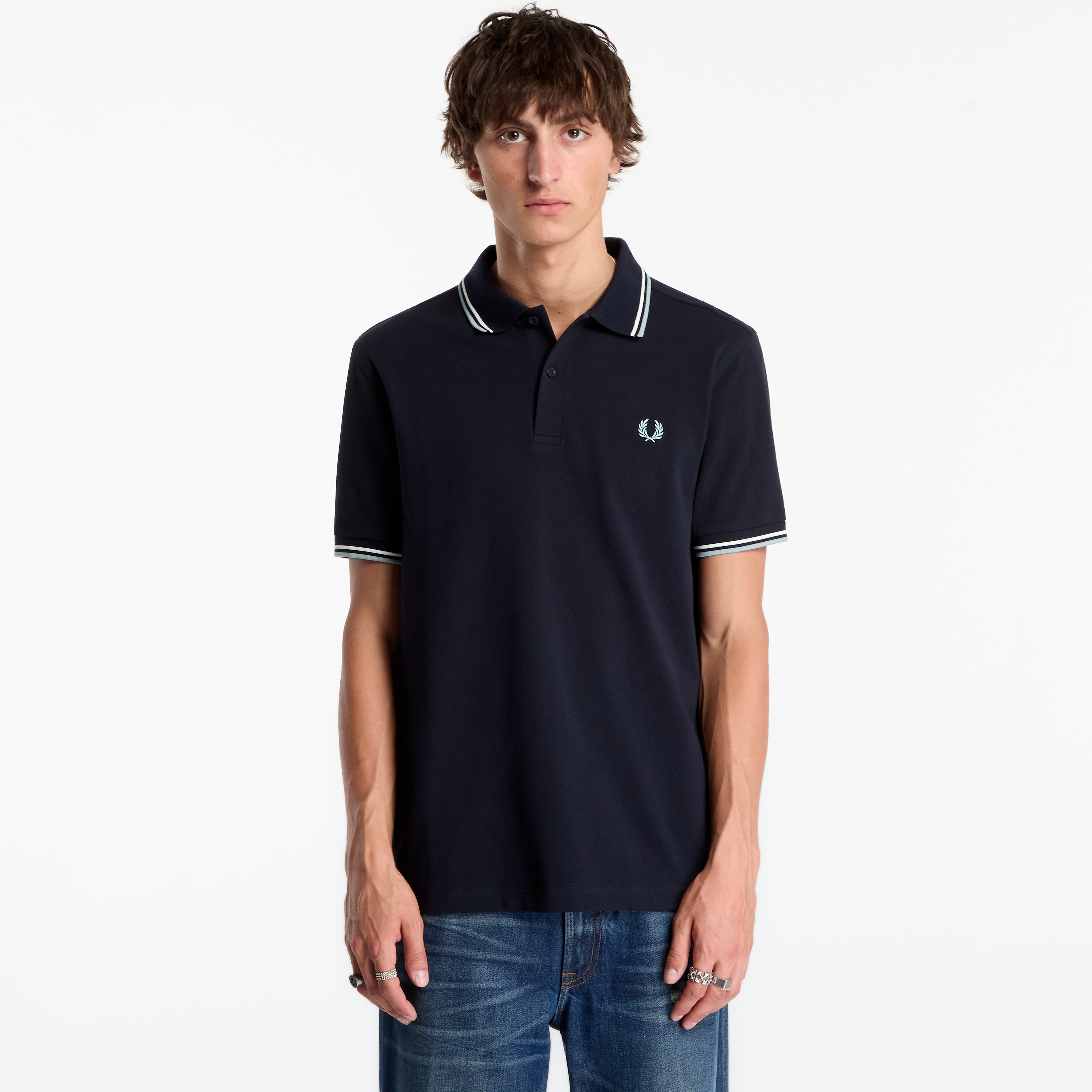 T-shirt FRED PERRY Twin Tipped Fred Perry Shirt Navy S
