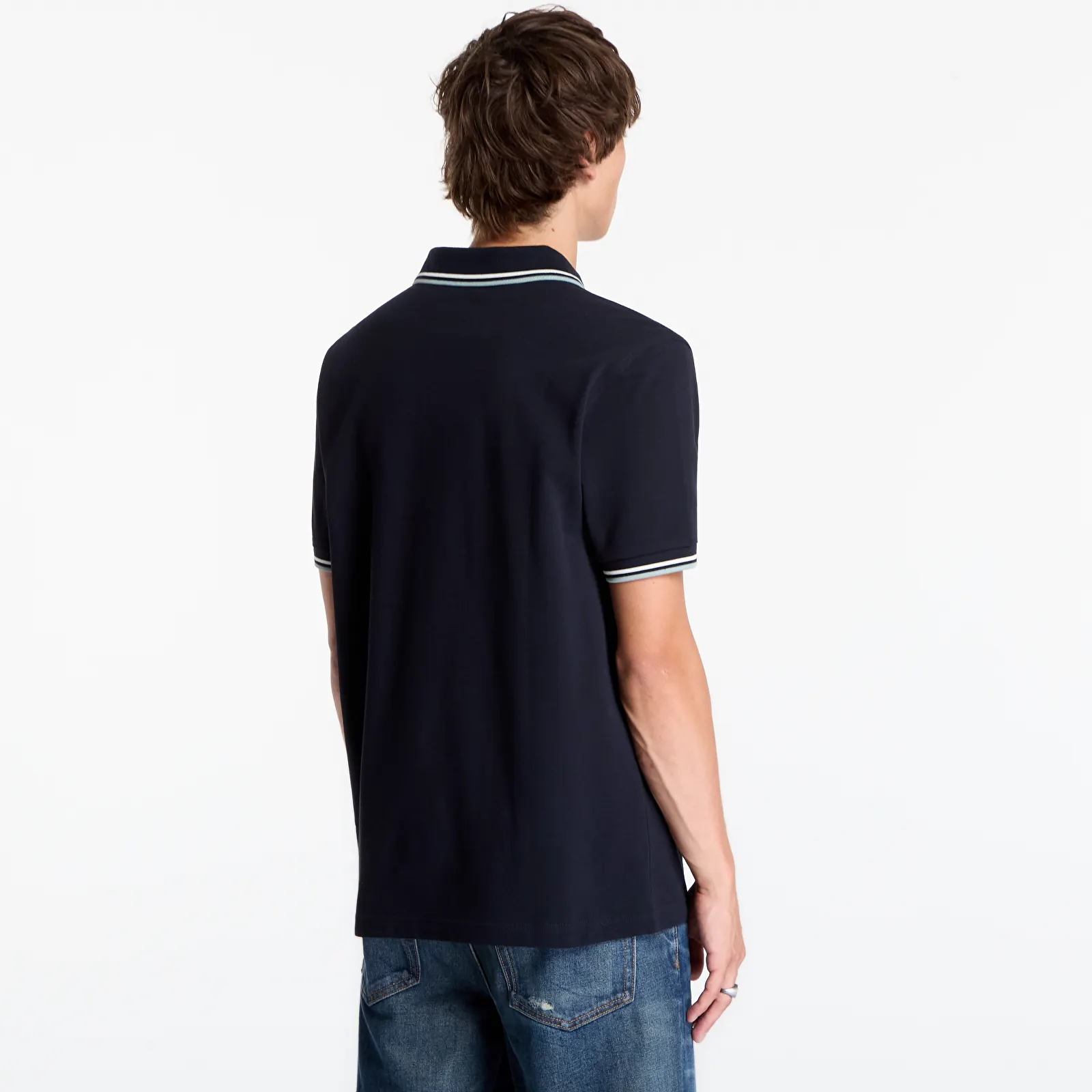 Majice T-shirt FRED PERRY Twin Tipped Fred Perry Shirt Navy