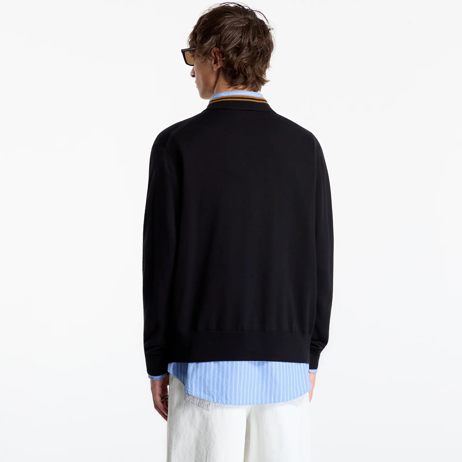 Kardigánok FRED PERRY Classic Cardigan Black