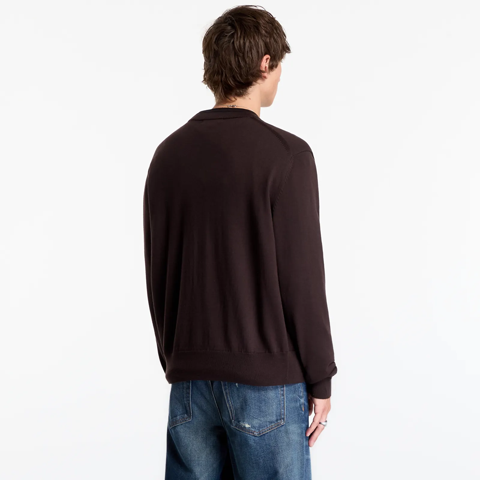 Kardigani FRED PERRY Classic Cardigan Rich Brown
