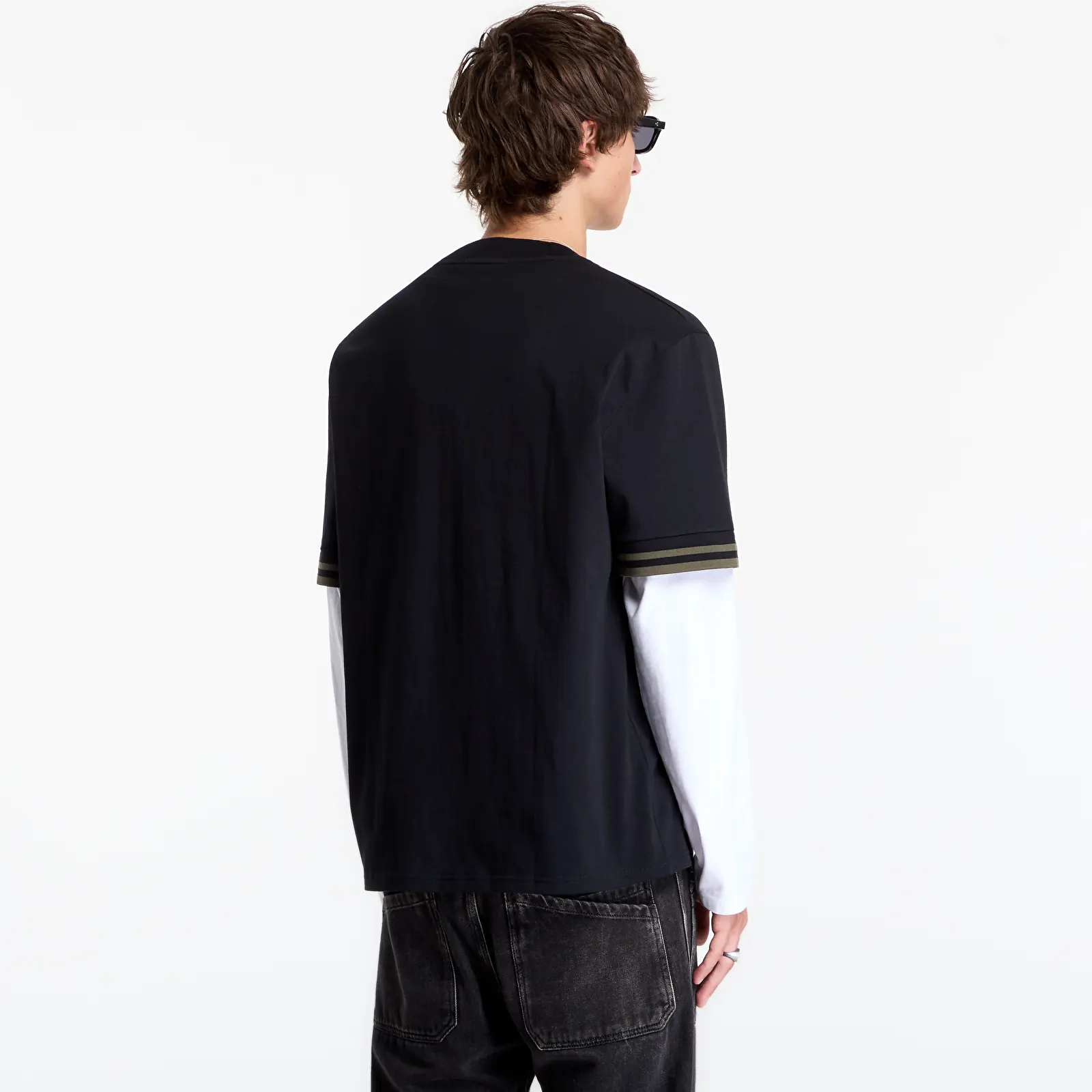 T-shirts FRED PERRY Bold Tipped Tshirt Black