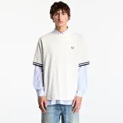 FRED PERRY Bold Tipped Tshirt Ecru