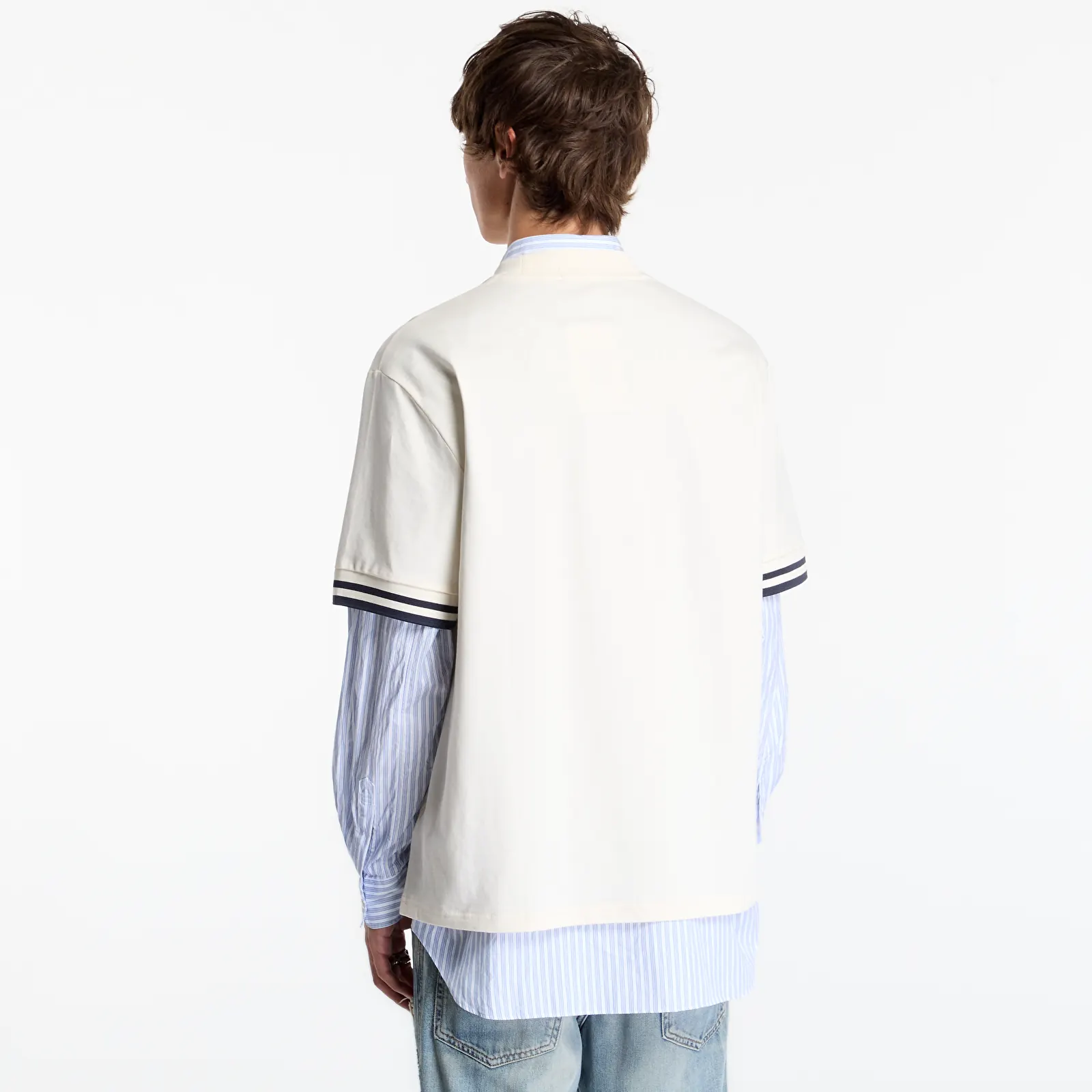 Men's T-shirts FRED PERRY Bold Tipped Tshirt Ecru