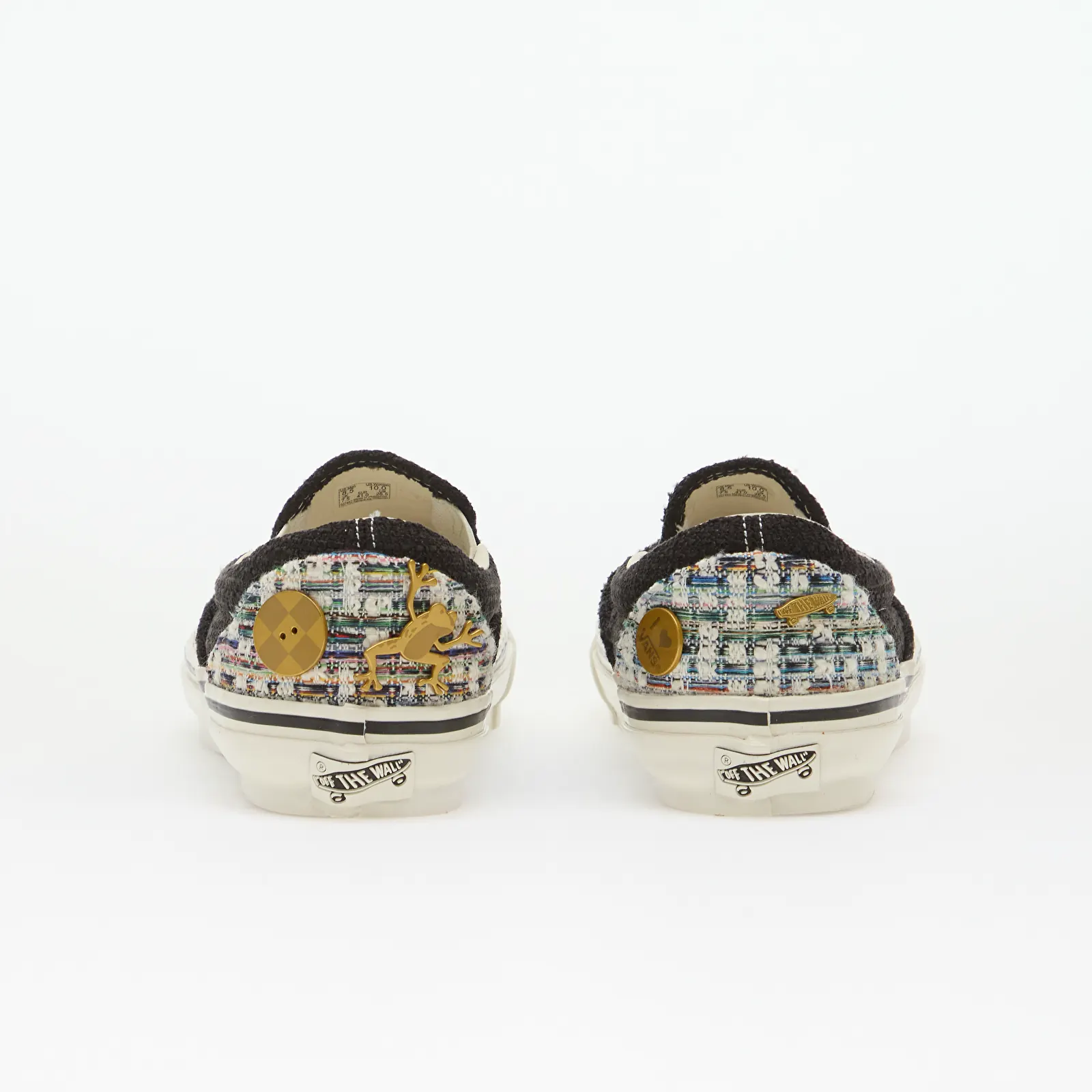 Încălțăminte și sneakerși pentru bărbați Vans LX Classic Slip-On 98 Black/White