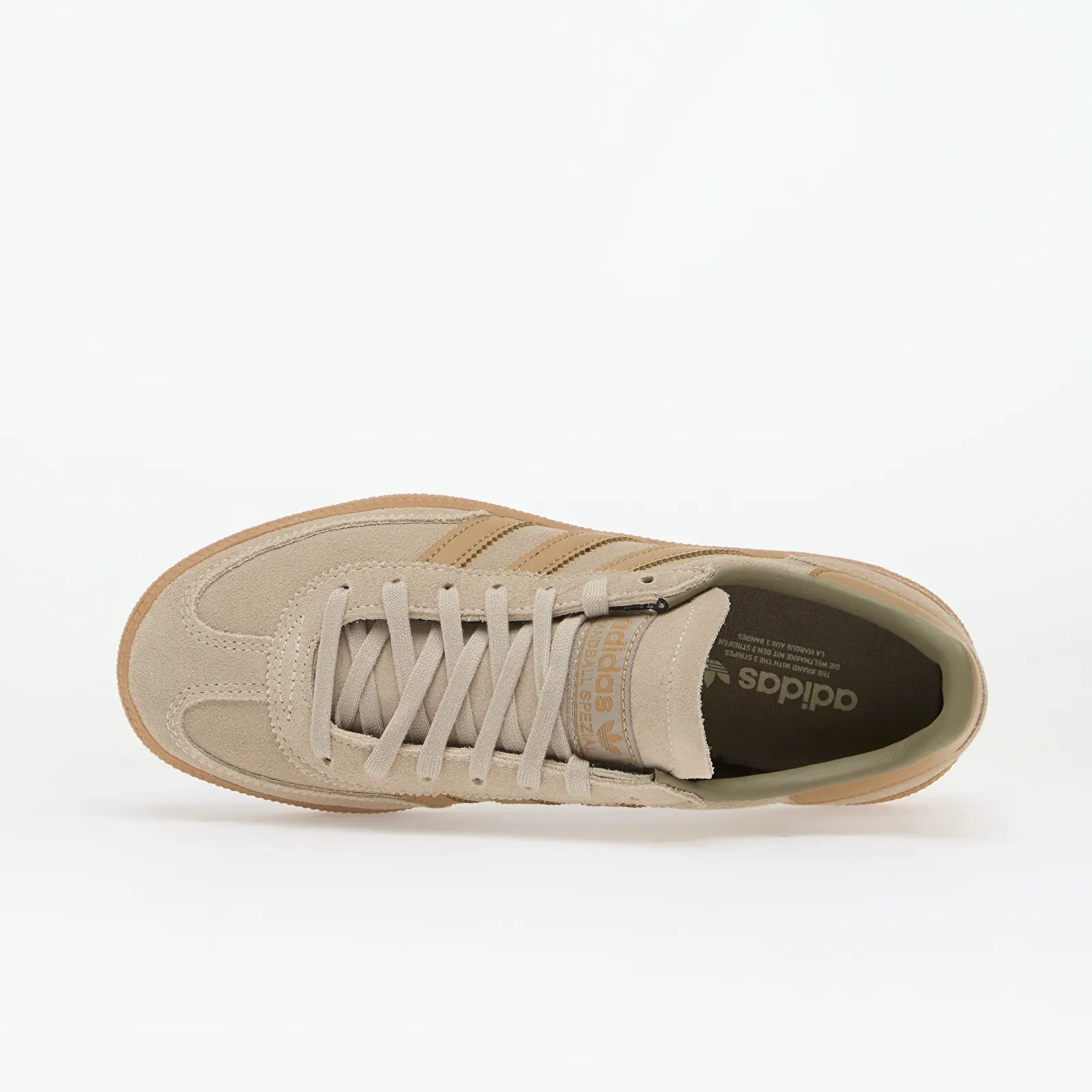 Încălțăminte și sneakerși pentru bărbați adidas Handball Spezial Wonder Beige/ Cardboard/ Gum4