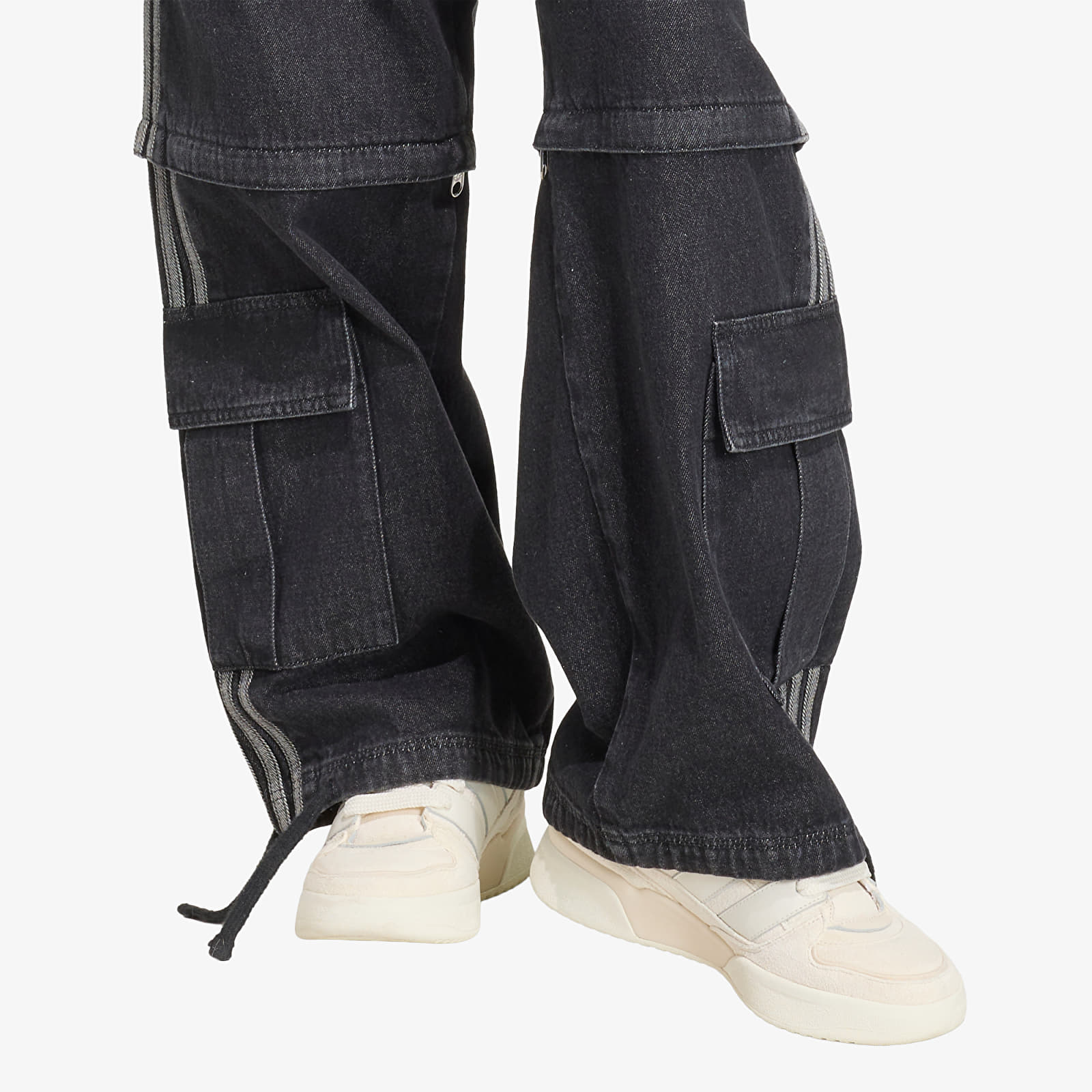 Jeans adidas Mid Rise 2-IN-1 Denim Pant True Black Denim