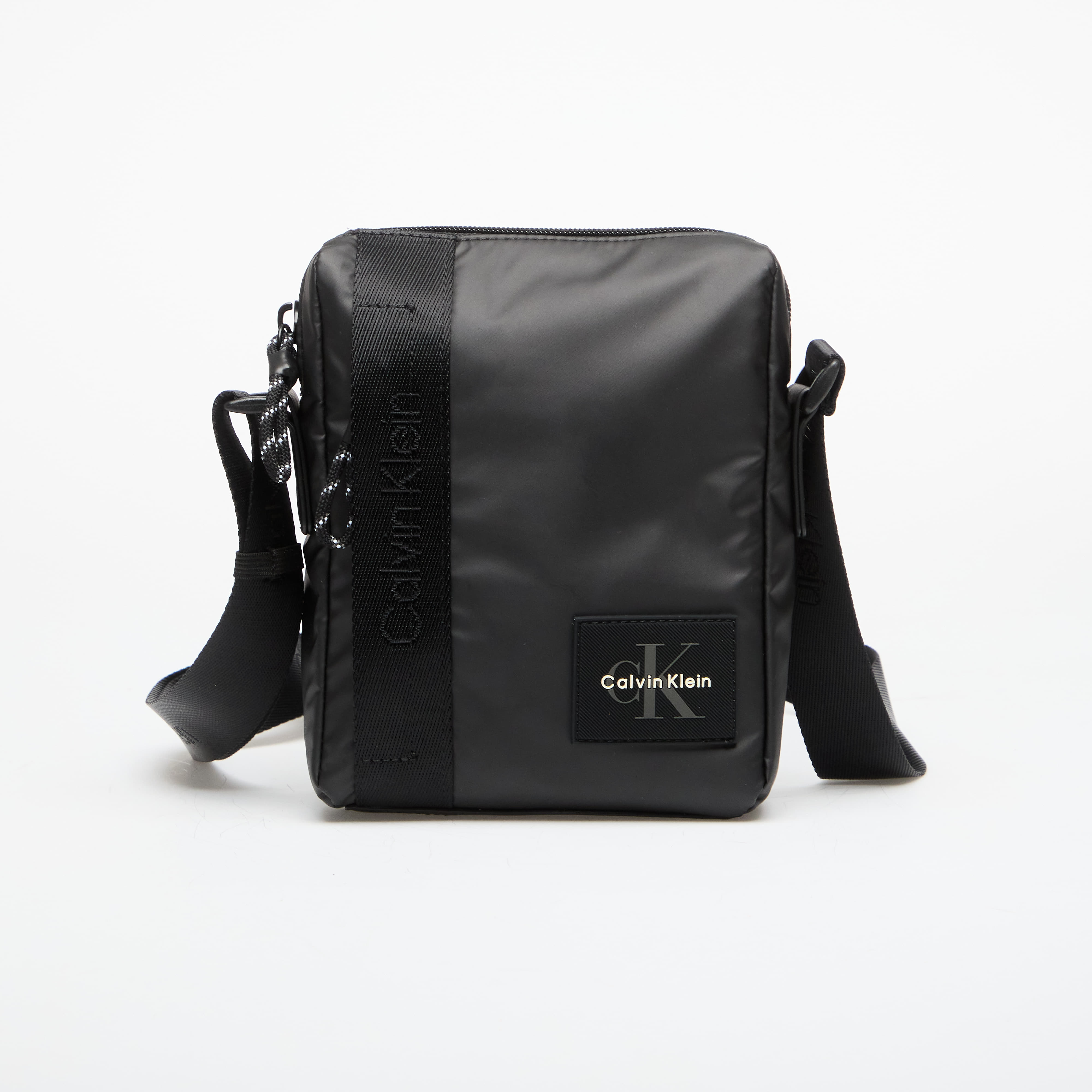 Geantă Calvin Klein Rubberized Reporter Black Universal