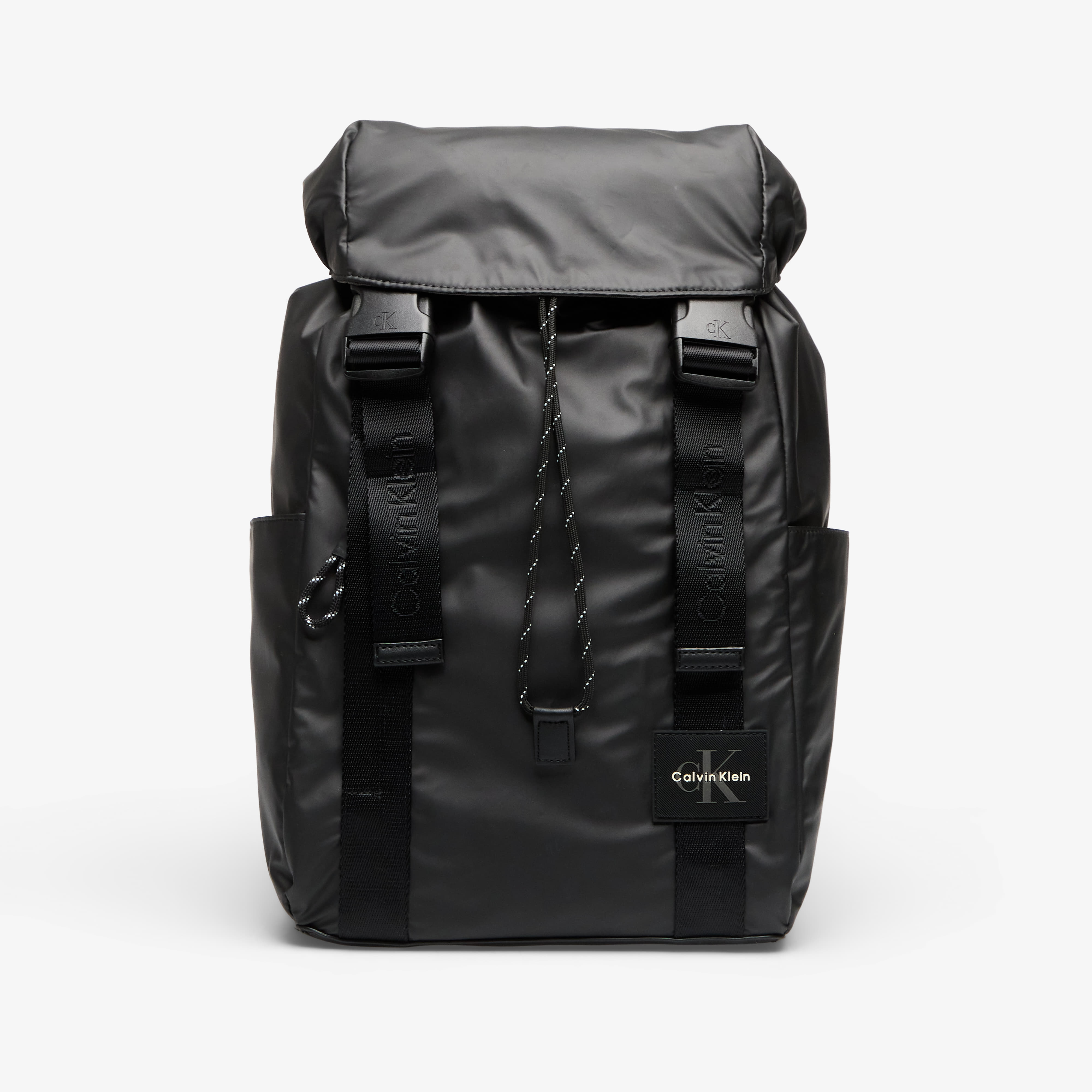Rucsac Calvin Klein Rubberized Flap Back Black Universal