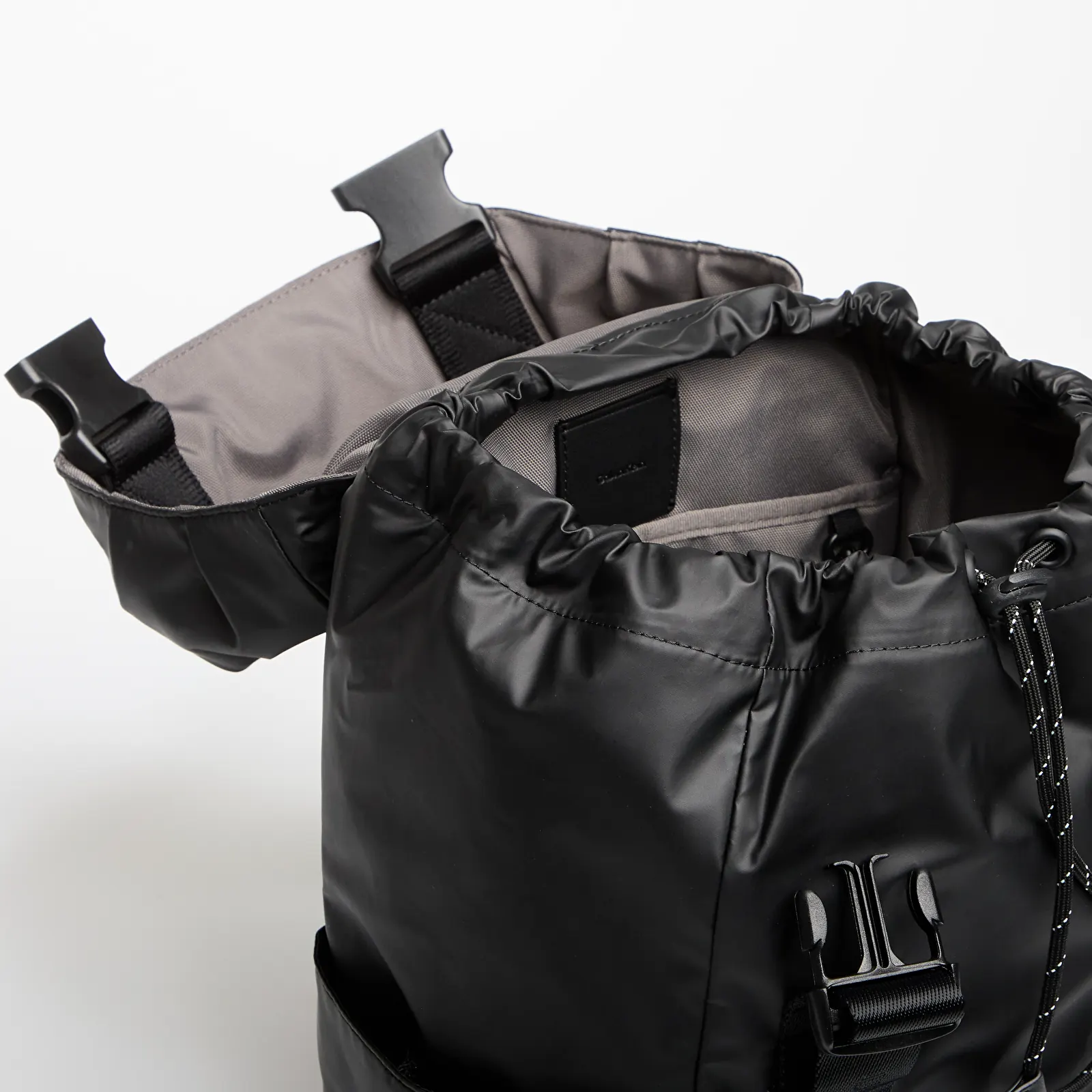 Backpacks Calvin Klein Rubberized Flap Back Black