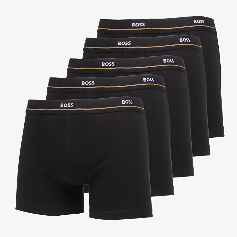 Боксерки Hugo Boss Boxer Briefs 5-Pack Essential Black