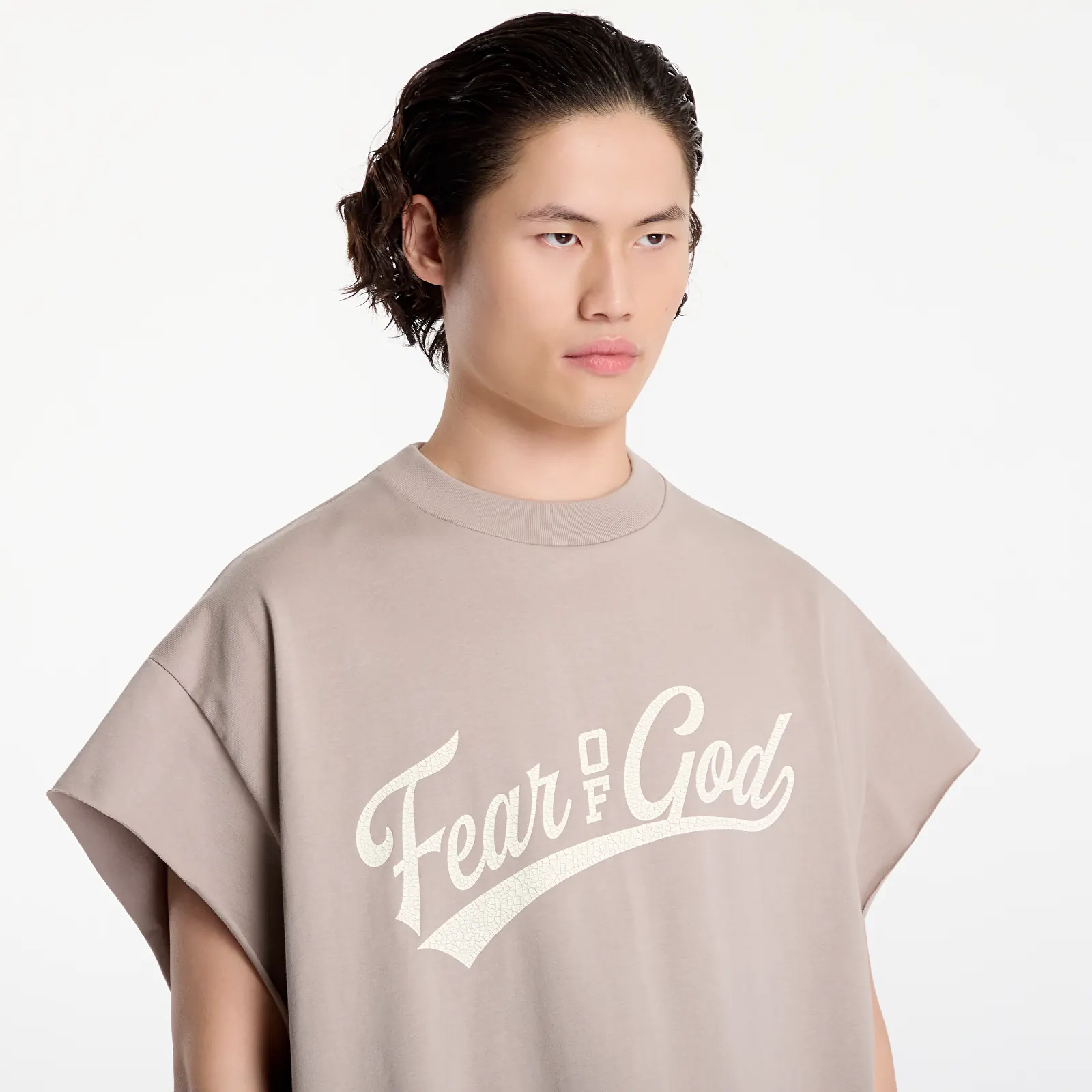 T-shirts  Fear Of God Essentials Cut Off 90's Shirt Seal Su26