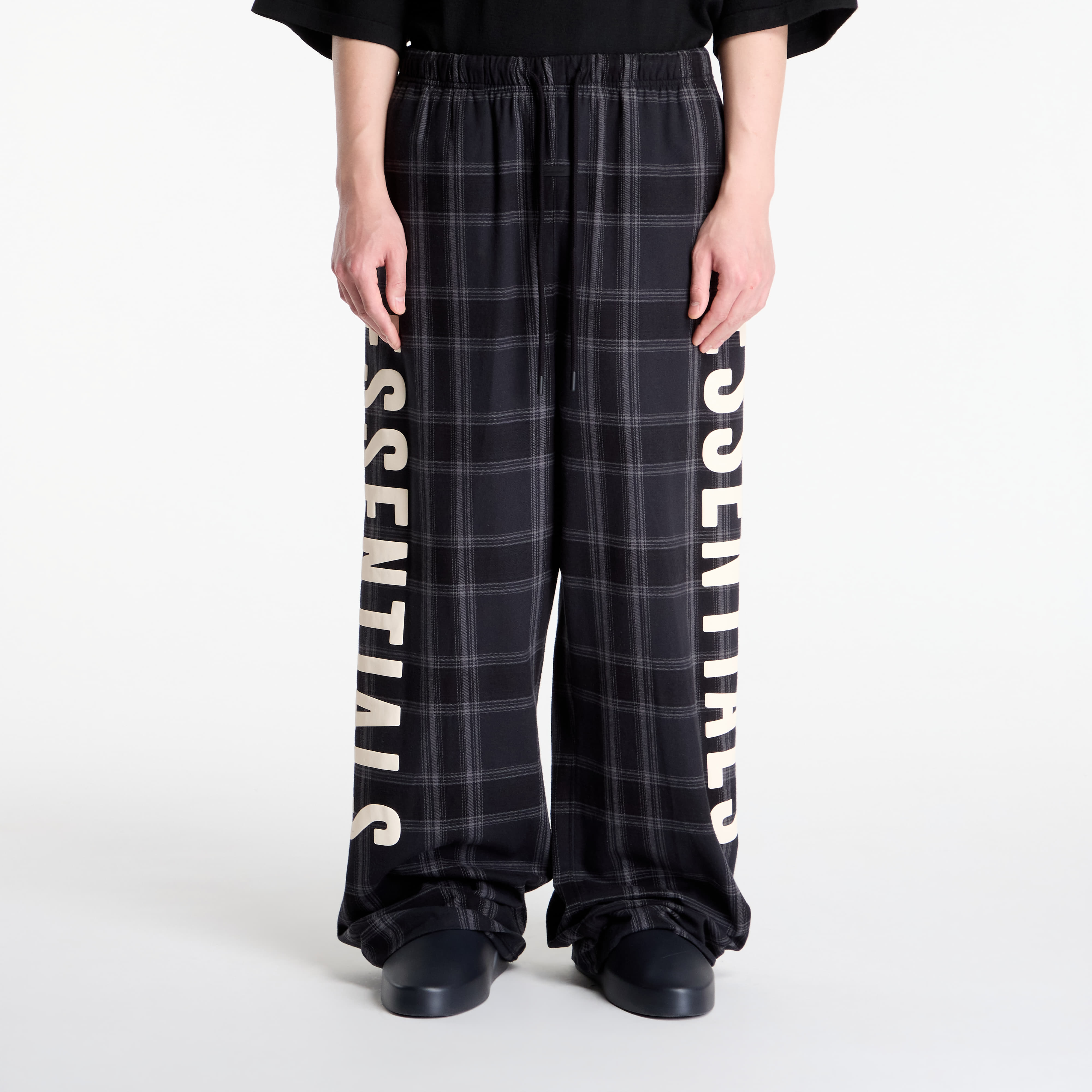 Pants Fear Of God Essentials Lounge Pant Vintage Black Plaid M