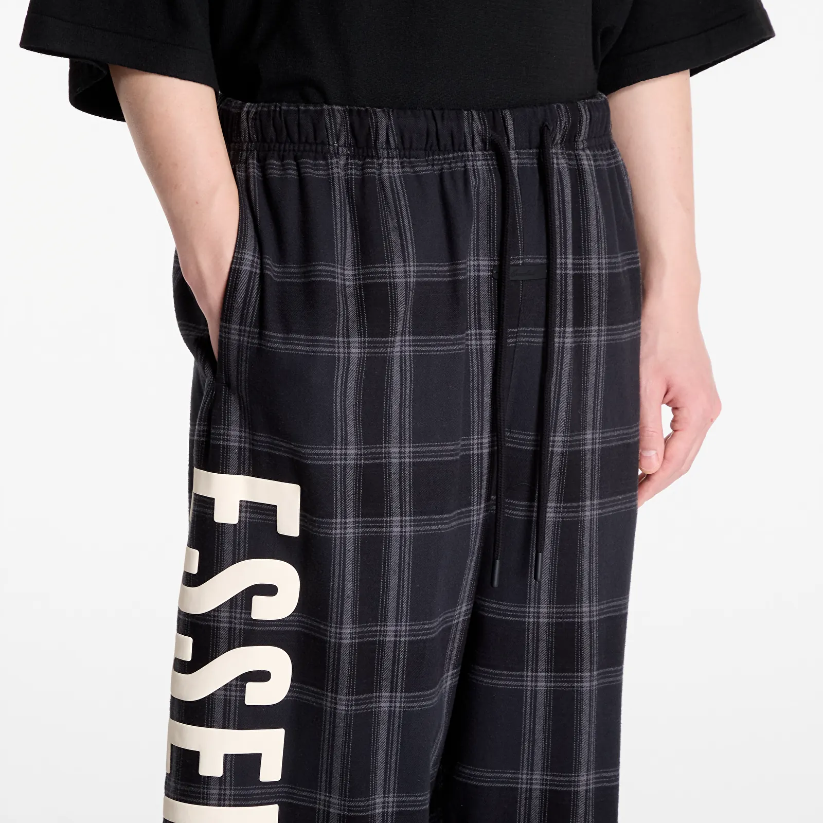 Pantaloni della tuta  Fear Of God Essentials Lounge Pant Vintage Black Plaid