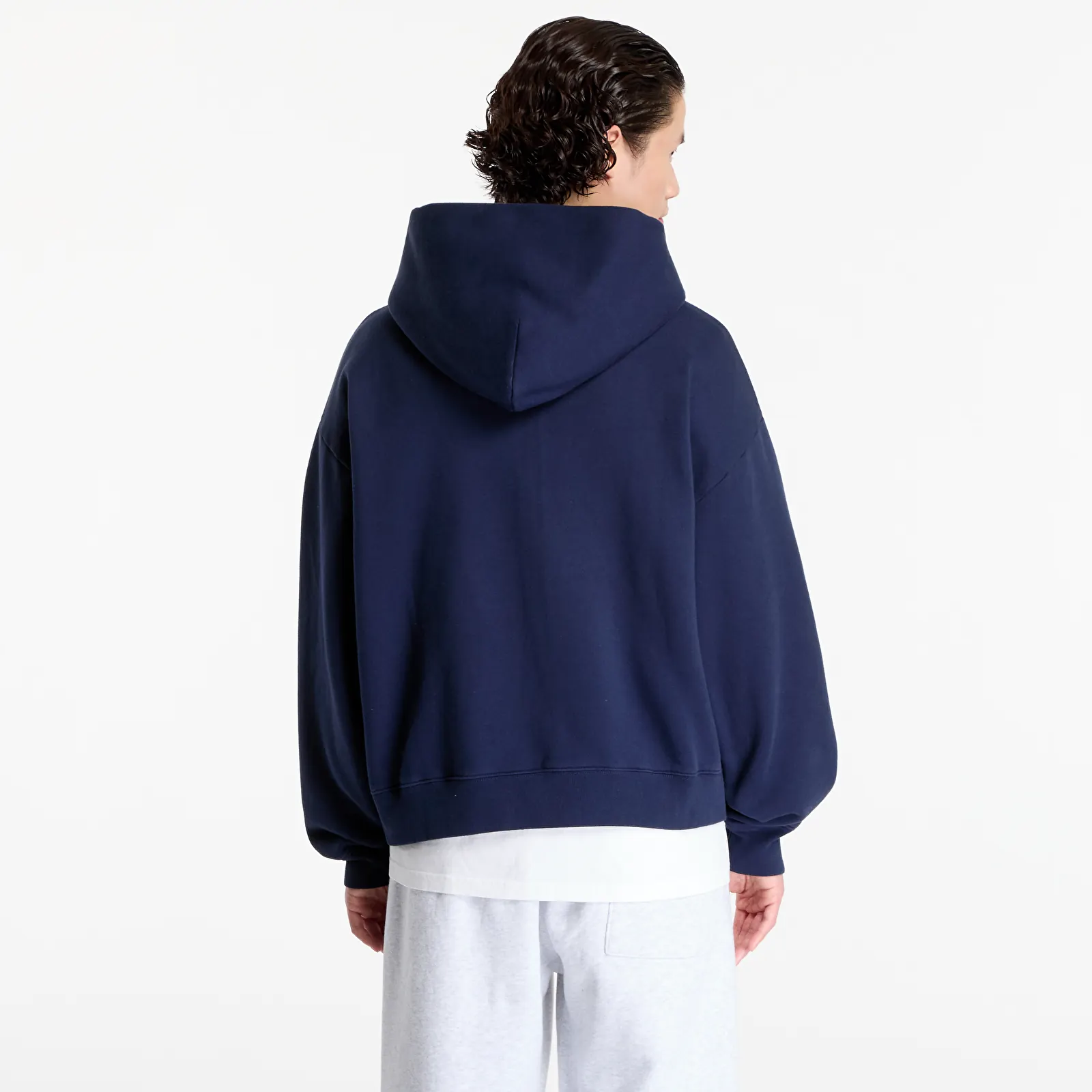 Hoodies and sweatshirts  Sporty & Rich LA Serif Zip Hoodie UNISEX Dark Navy