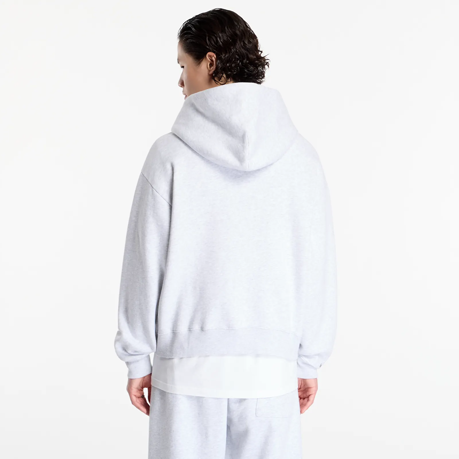 Hoodies and sweatshirts  Sporty & Rich LA Serif Zip Hoodie UNISEX Heather Gray