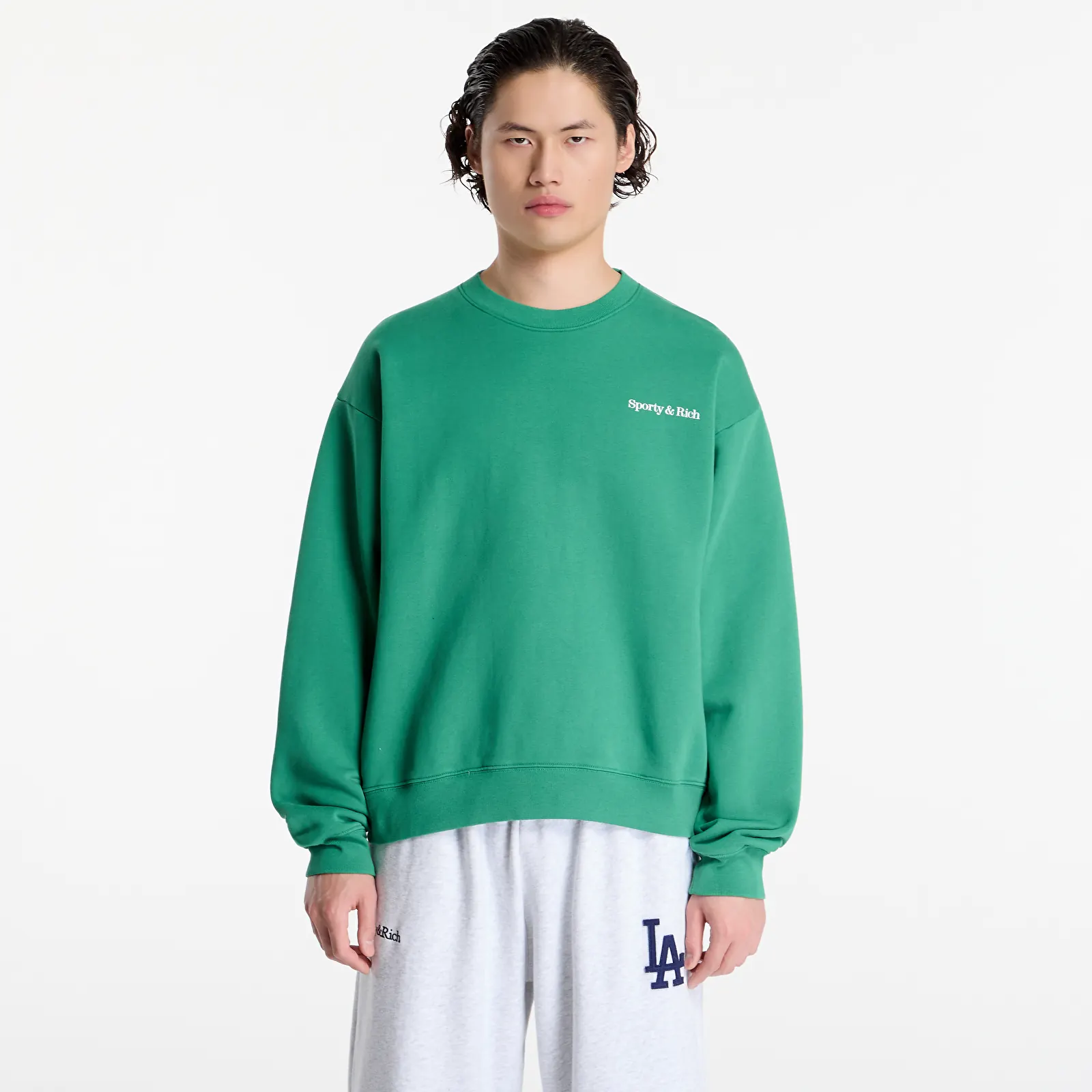 Felpe Sporty & Rich Fitness 94 Crewneck UNISEX Kelly