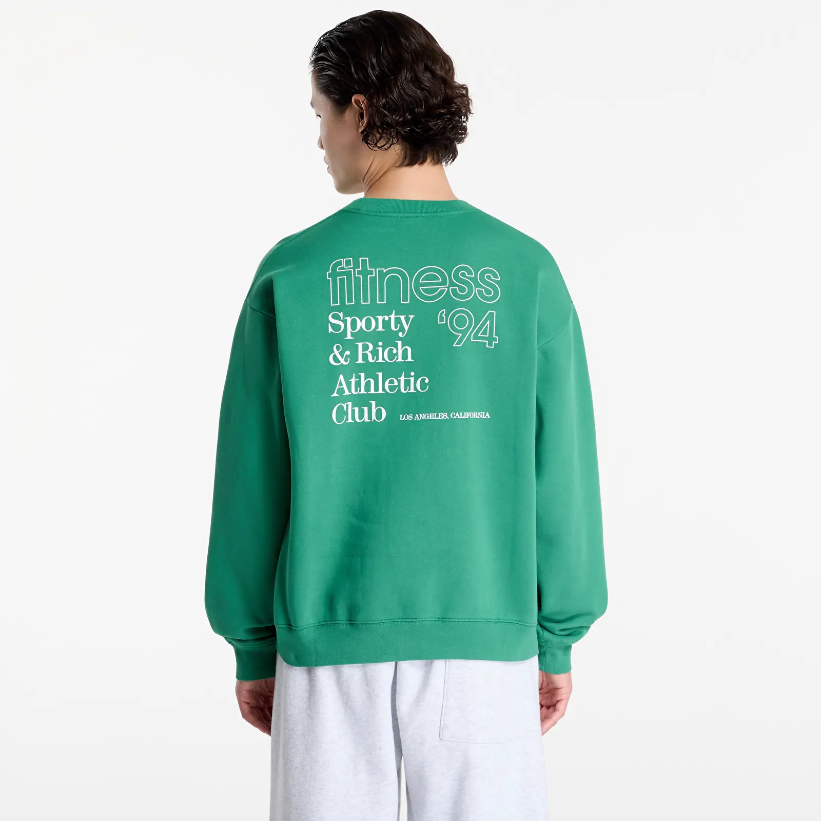 Felpe Sporty & Rich Fitness 94 Crewneck UNISEX Kelly