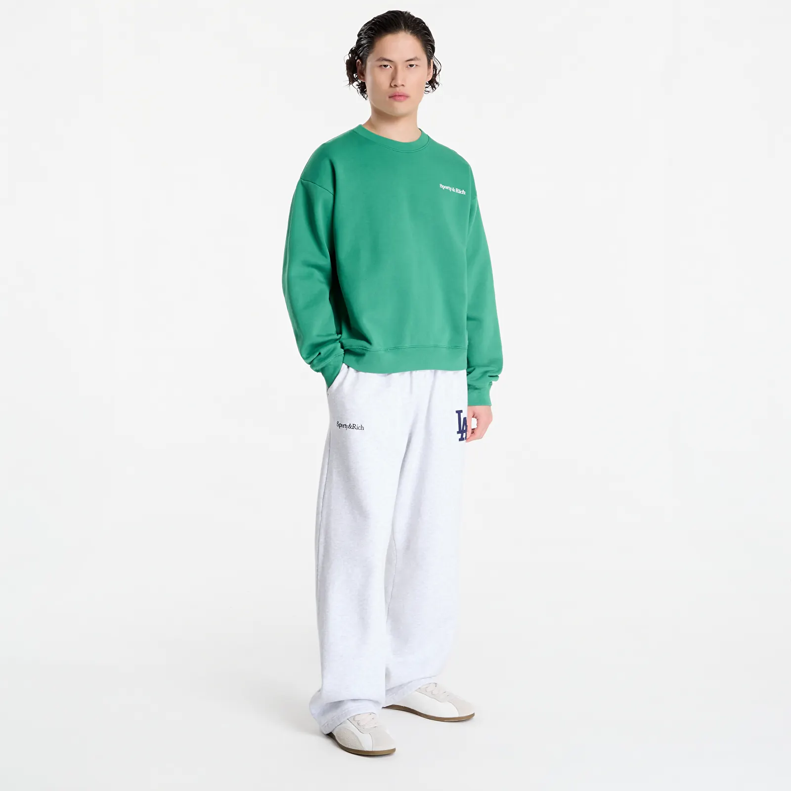Felpe Sporty & Rich Fitness 94 Crewneck UNISEX Kelly