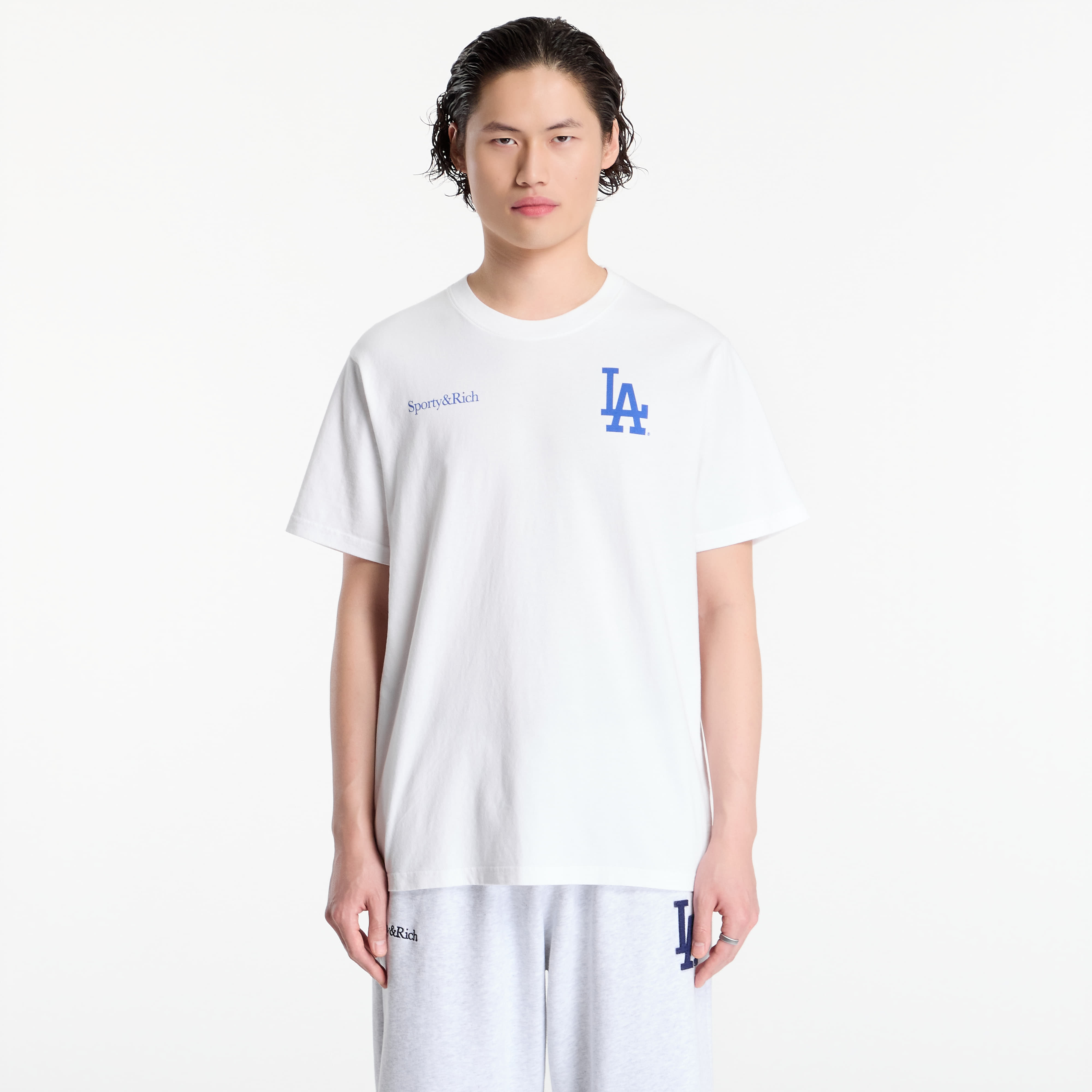 T-shirt Sporty & Rich Dodgers Serif Tshirt UNISEX White XXL