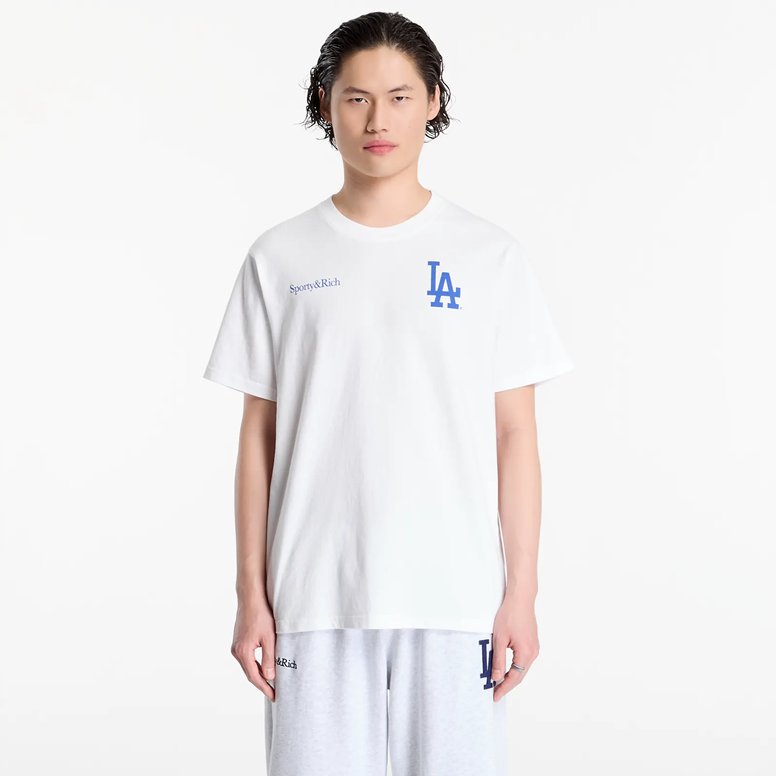 T-shirts Sporty & Rich Dodgers Serif Tshirt UNISEX White