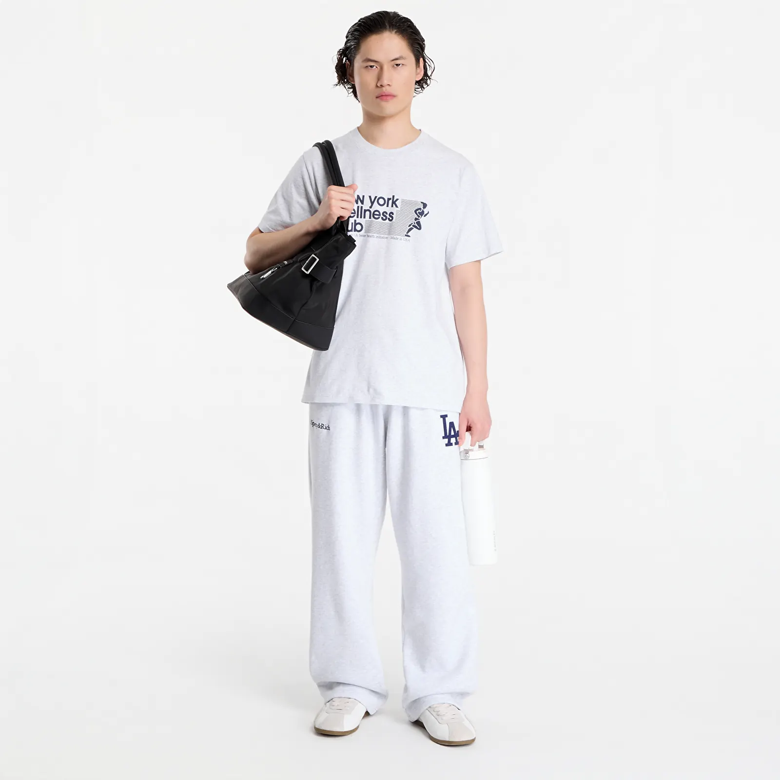 Футболки Sporty & Rich USA Wellness Club Tshirt UNISEX Heather Gray