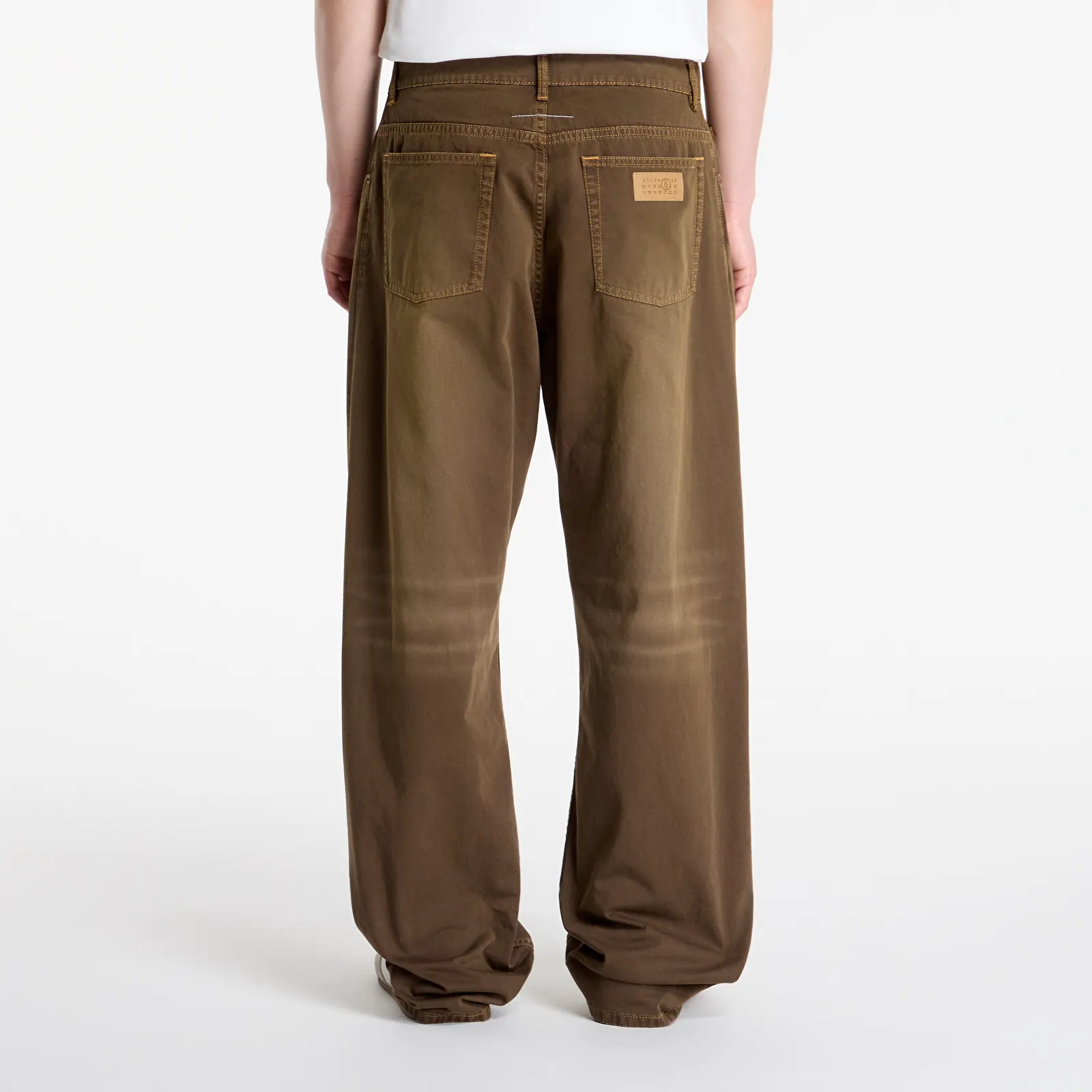 Pantalons homme MM6 Pants 5 Pockets Brown