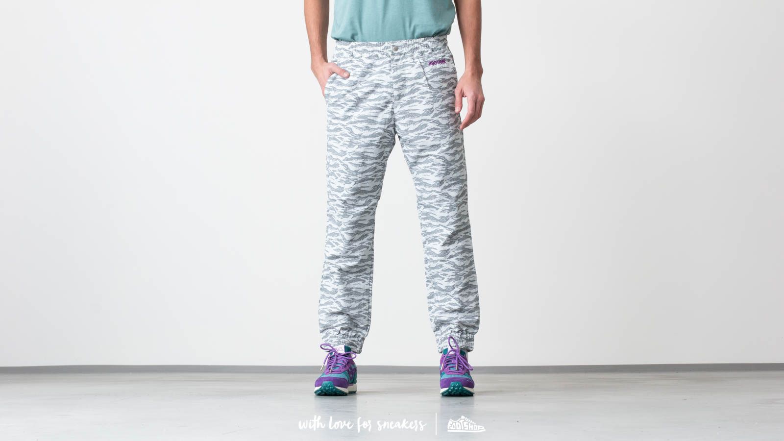 Pantalones Asics Camo Pants Glacier Grey