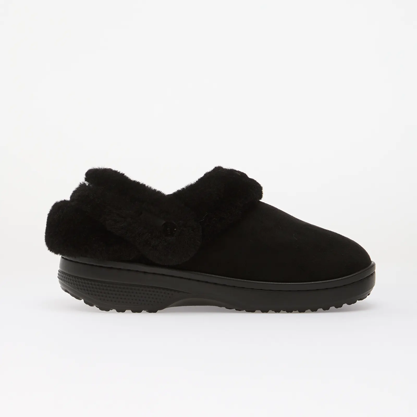 Pánske šľapky Crocs Classic Unfurgettable Sueded Clog Black