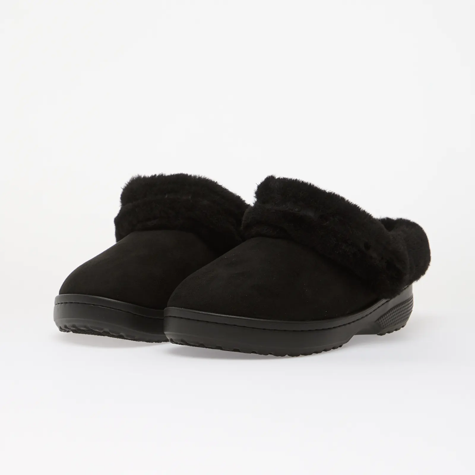 Pánske šľapky Crocs Classic Unfurgettable Sueded Clog Black