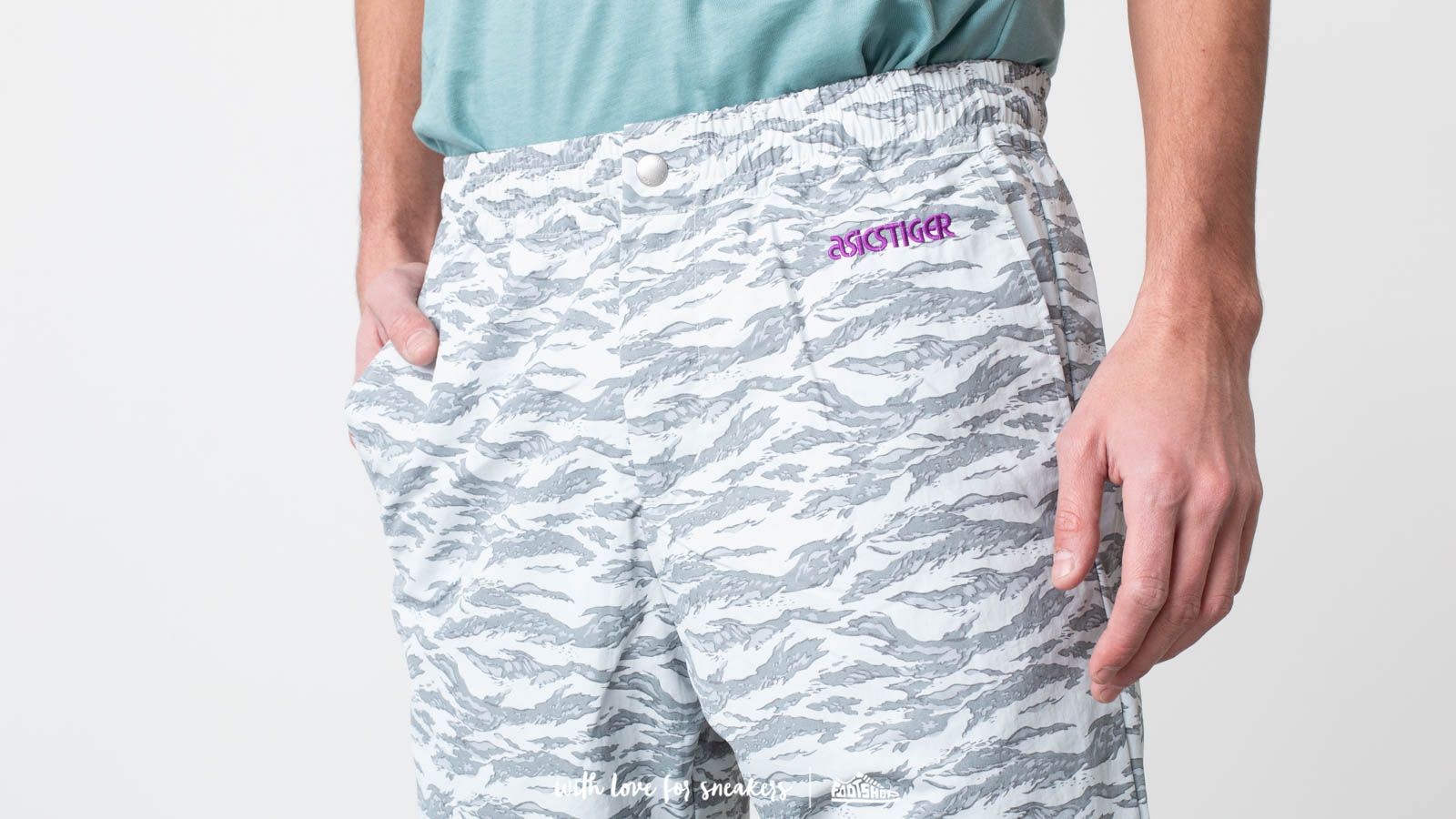 Pantalones Asics Camo Pants Glacier Grey