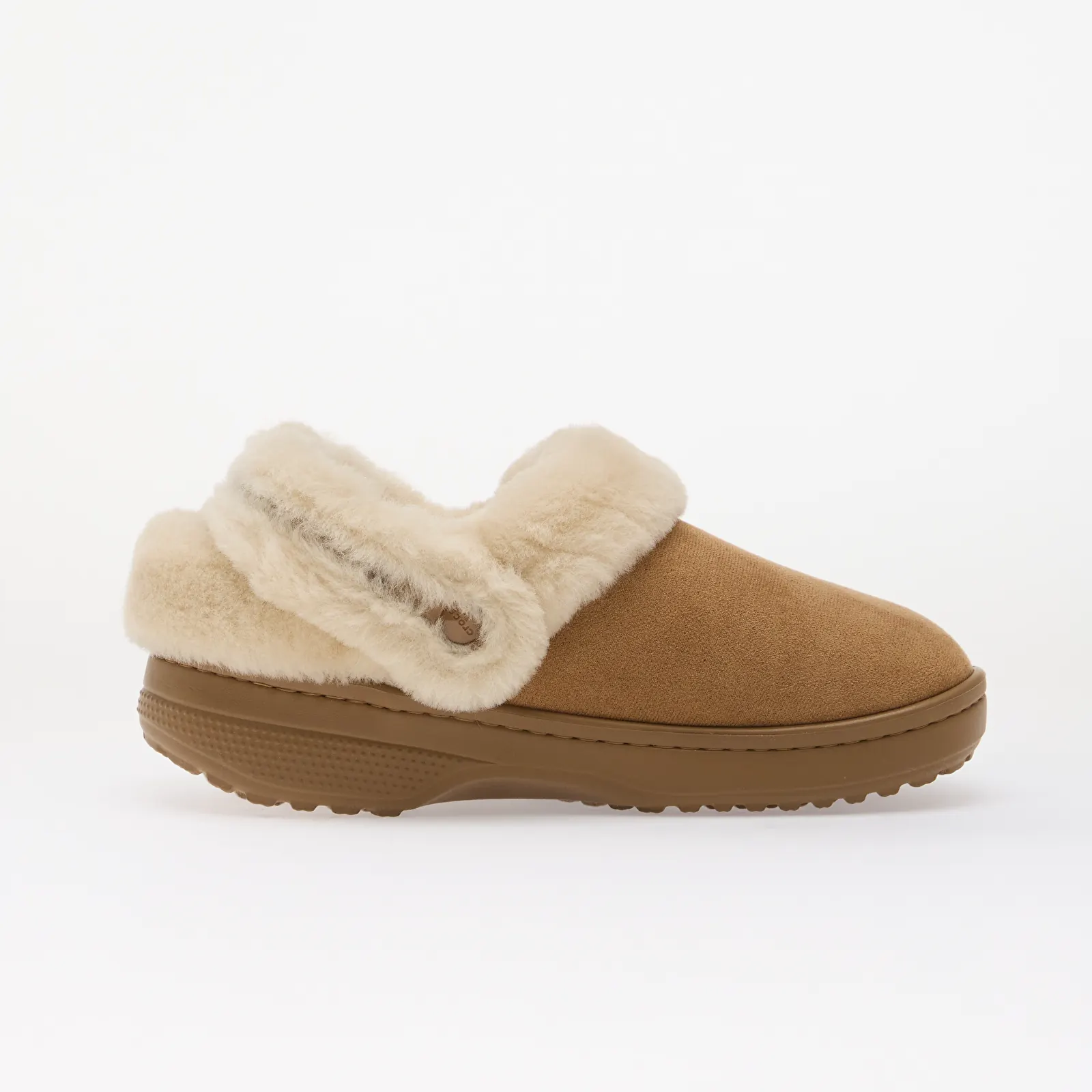 Men's slides Crocs Classic Unfurgettable Sueded Clog Sepia