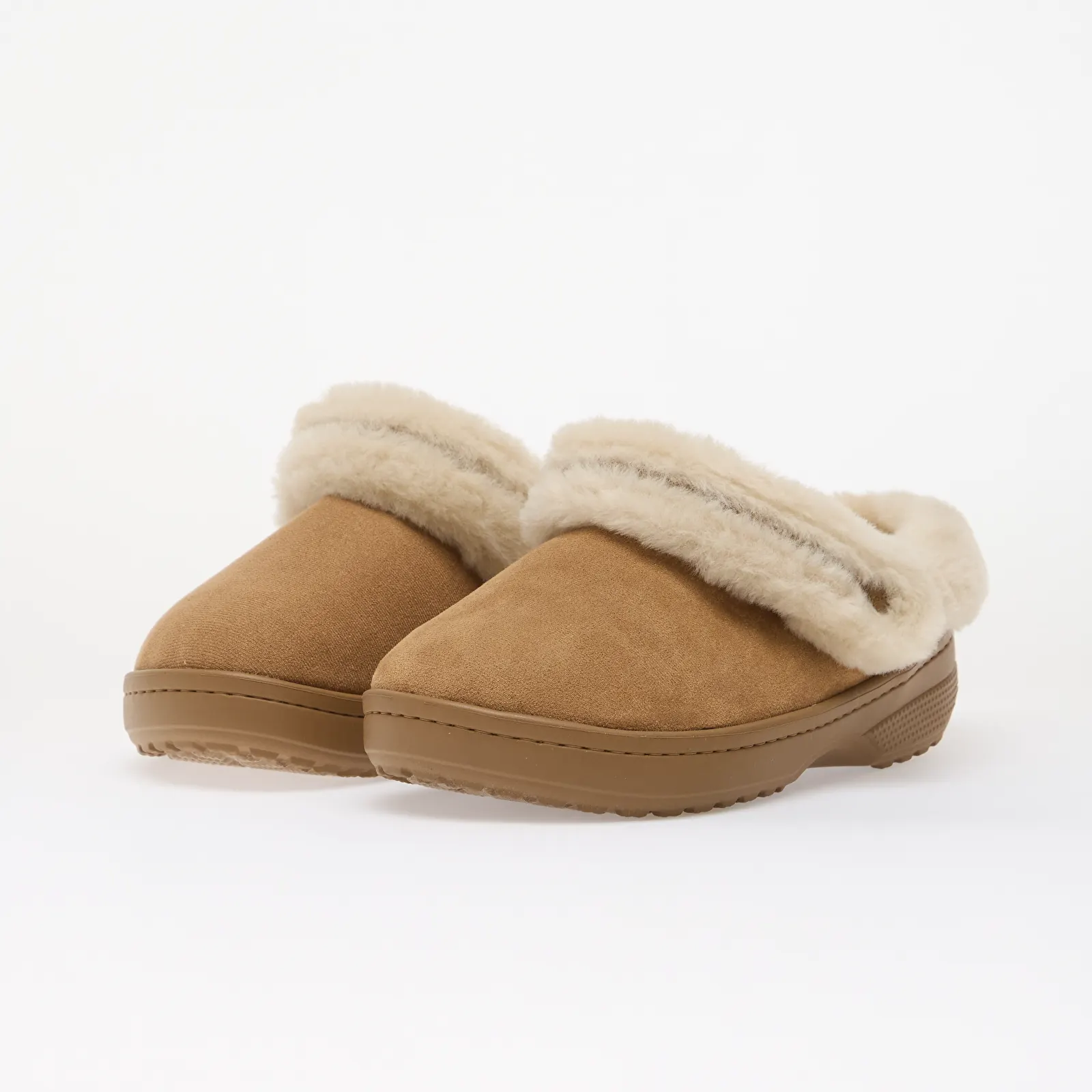 Men's slides Crocs Classic Unfurgettable Sueded Clog Sepia