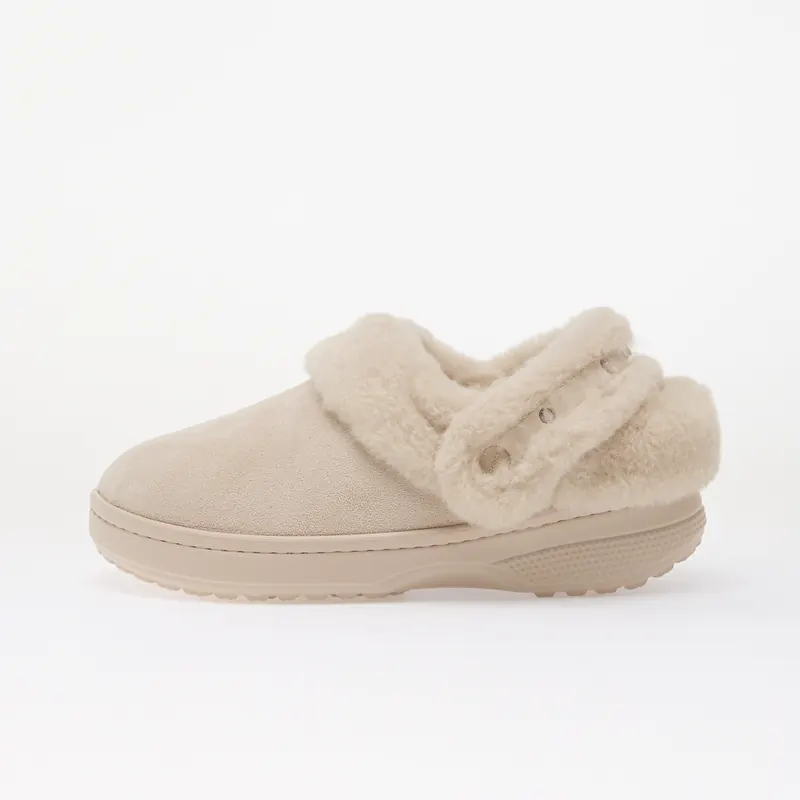 Crocs Classic Unfurgettable Vegan Suede Clog Cocoa Cream