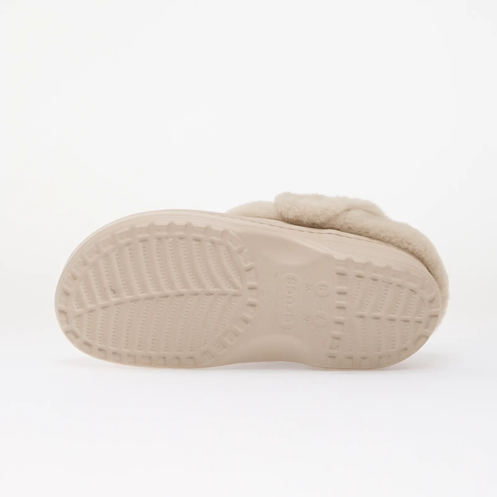 Șlapi pentru bărbați Crocs Classic Unfurgettable Vegan Suede Clog Cocoa Cream