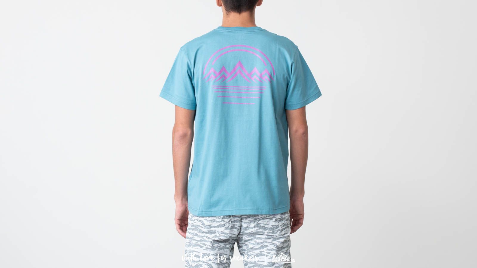 T-shirts Asics YMC Shortsleeves Tee Gris Blue