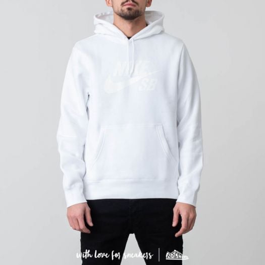 Hoodies and sweatshirts Nike SB Essential Icon Pullover Hoodie White Footshop
