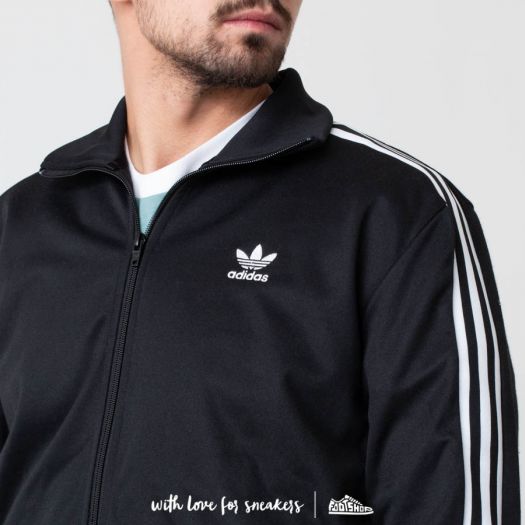 adidas Beckenbauer Tracktop Zip Crewneck Black | Footshop