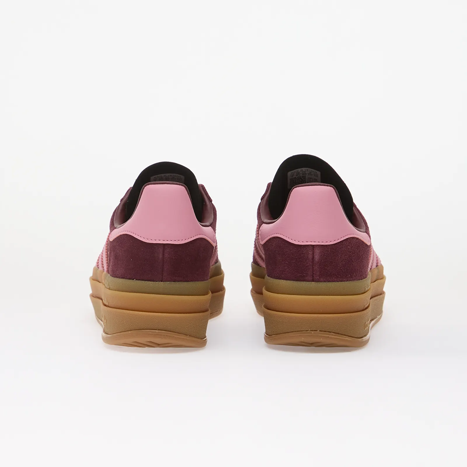 Adidași și încălțăminte pentru copii adidas Gazelle Bold Maroon/ St Tropic Bloom/ Gold Met.