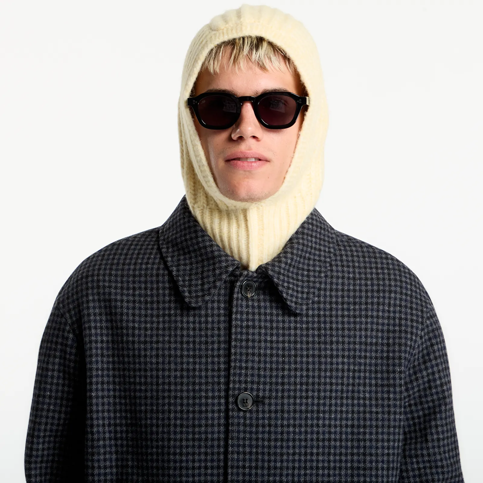 Cepures A.P.C. Balaclava Laura Light Yellow