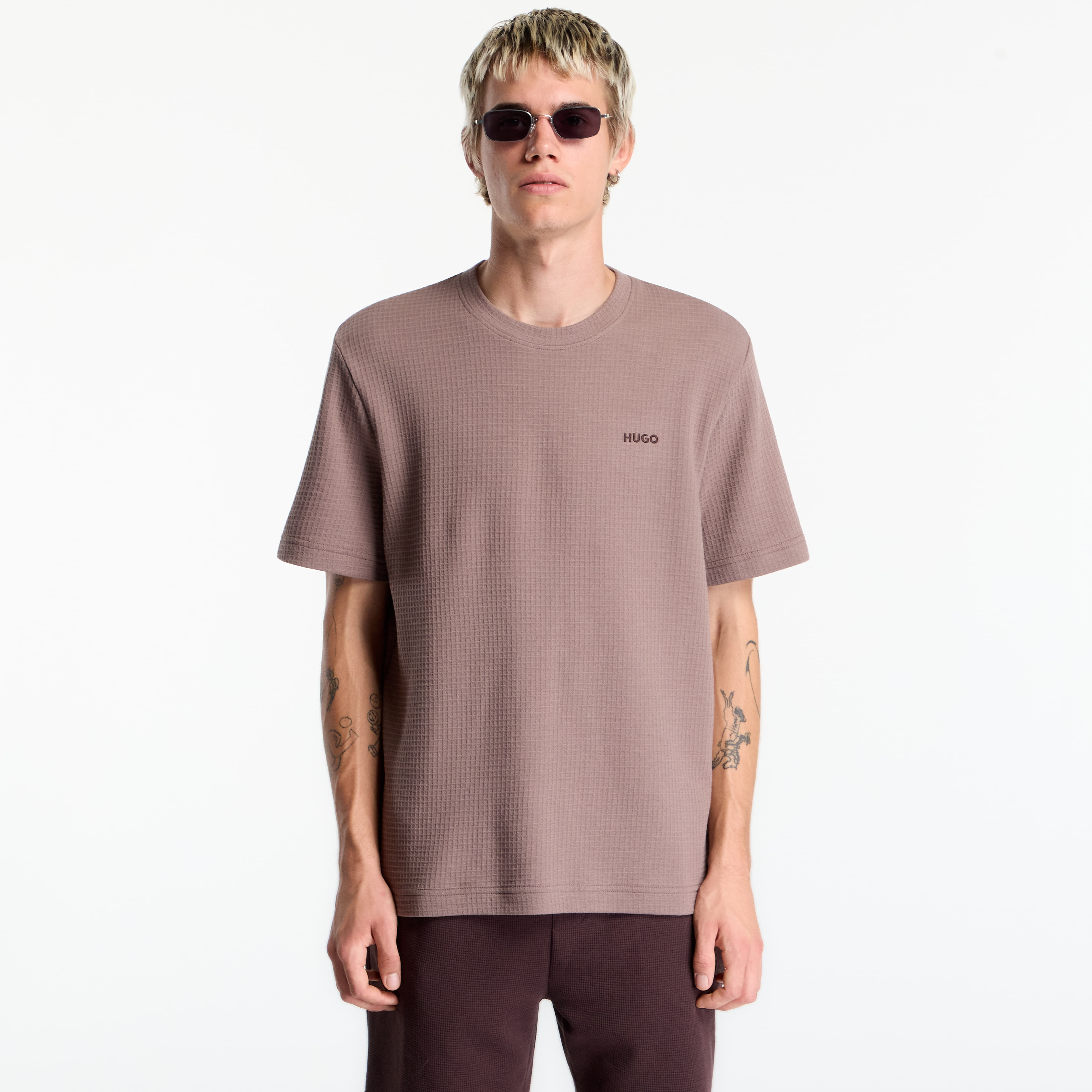 Tričko Hugo Boss Austin T-Shirt Brown S